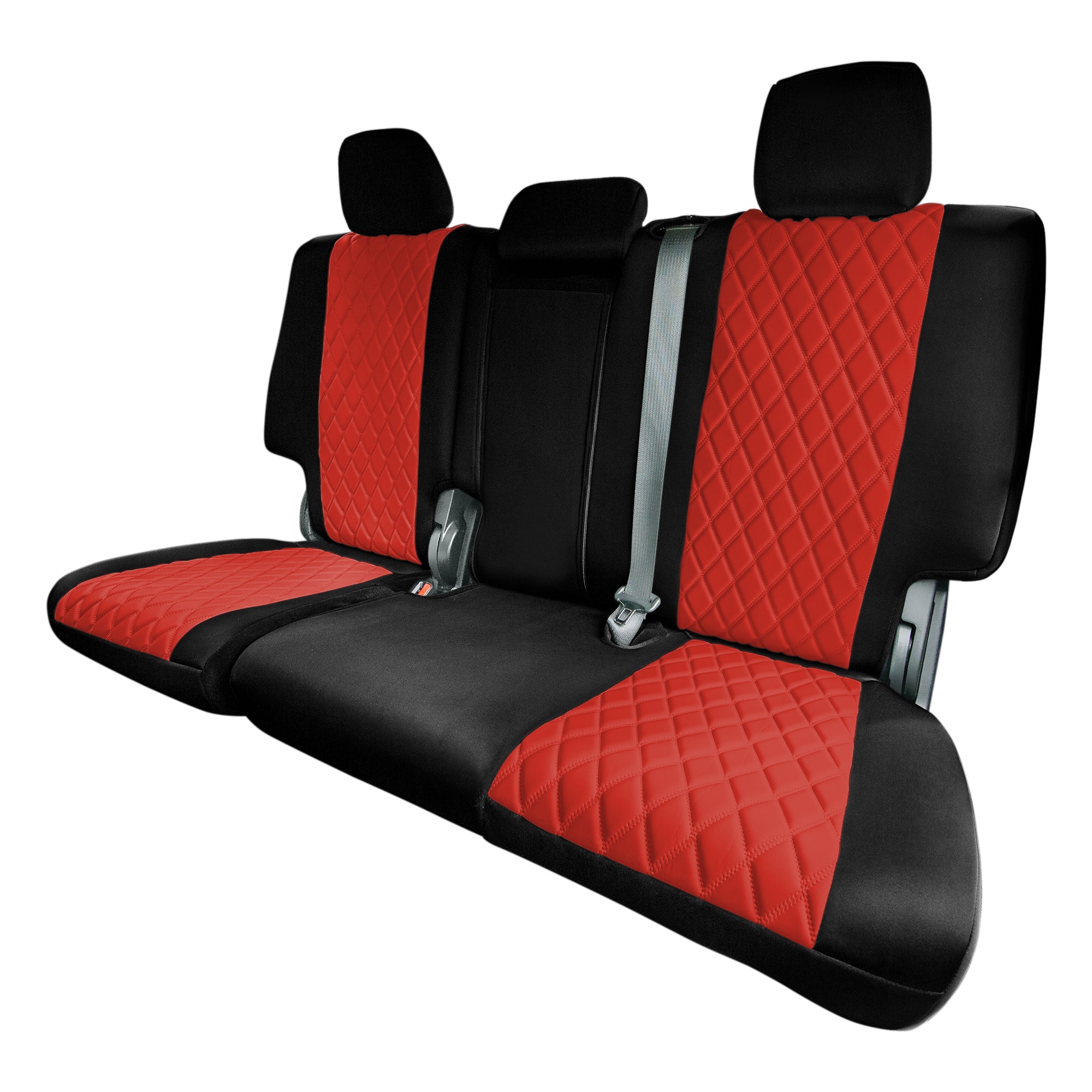 Jeep Grand Cherokee 2011 -2021 - Rear Set Seat Covers - Red Ultraflex Neoprene