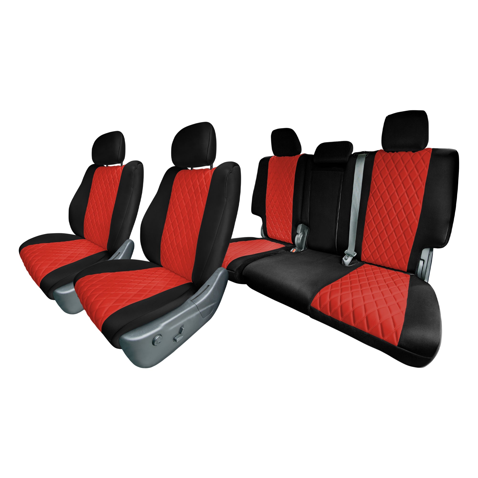 Jeep Grand Cherokee 2011 -2021 - Full Set Seat Covers - Red Ultraflex Neoprene