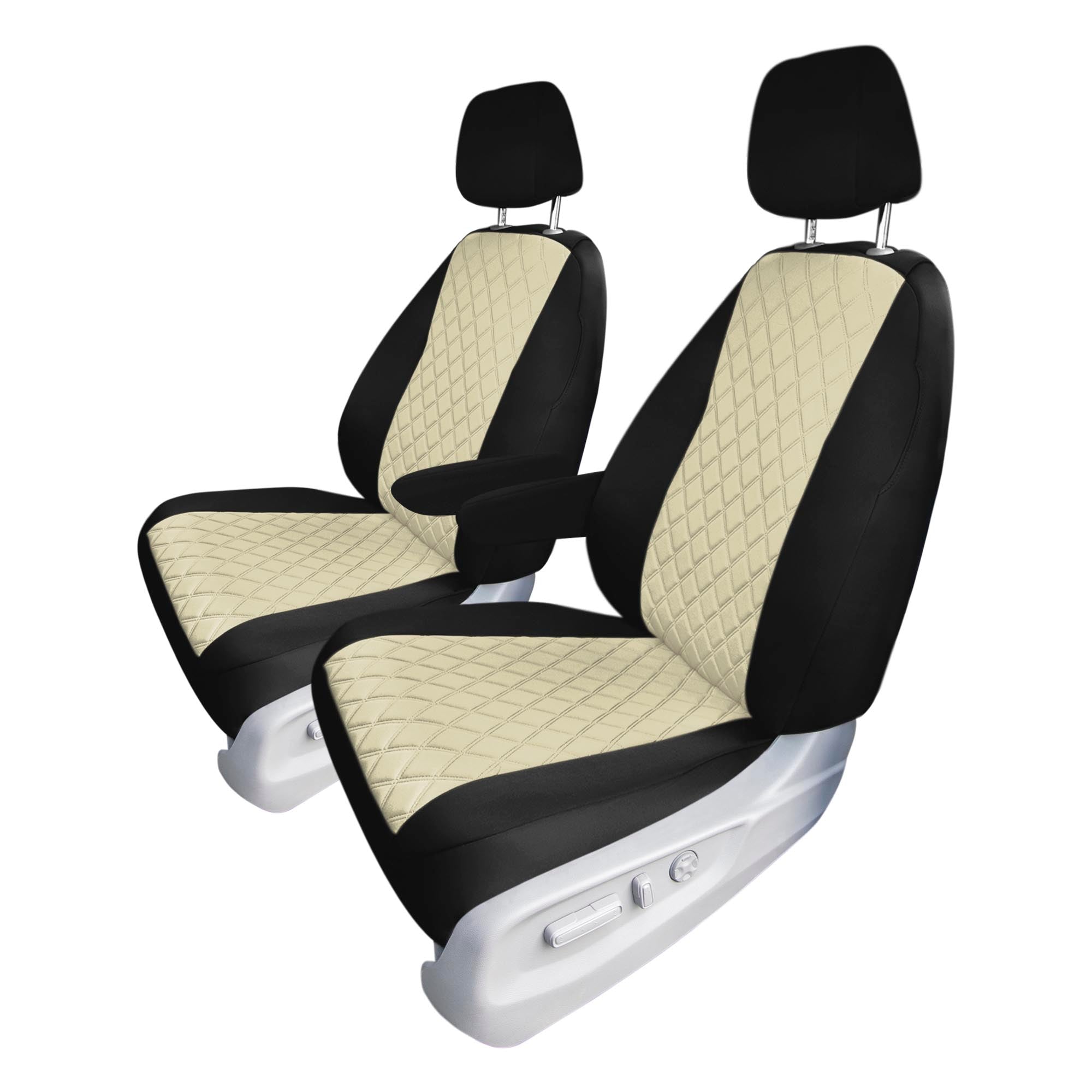 Honda Odyssey 2018 - 2025 - Front Set Seat Covers - Beige Ultraflex Neoprene