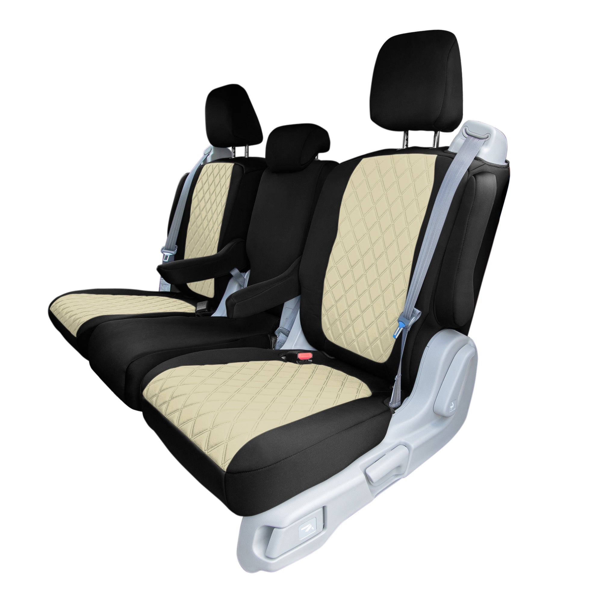 Honda Odyssey 2018 - 2025 - 2nd Row Seat Covers - Beige Ultraflex Neoprene