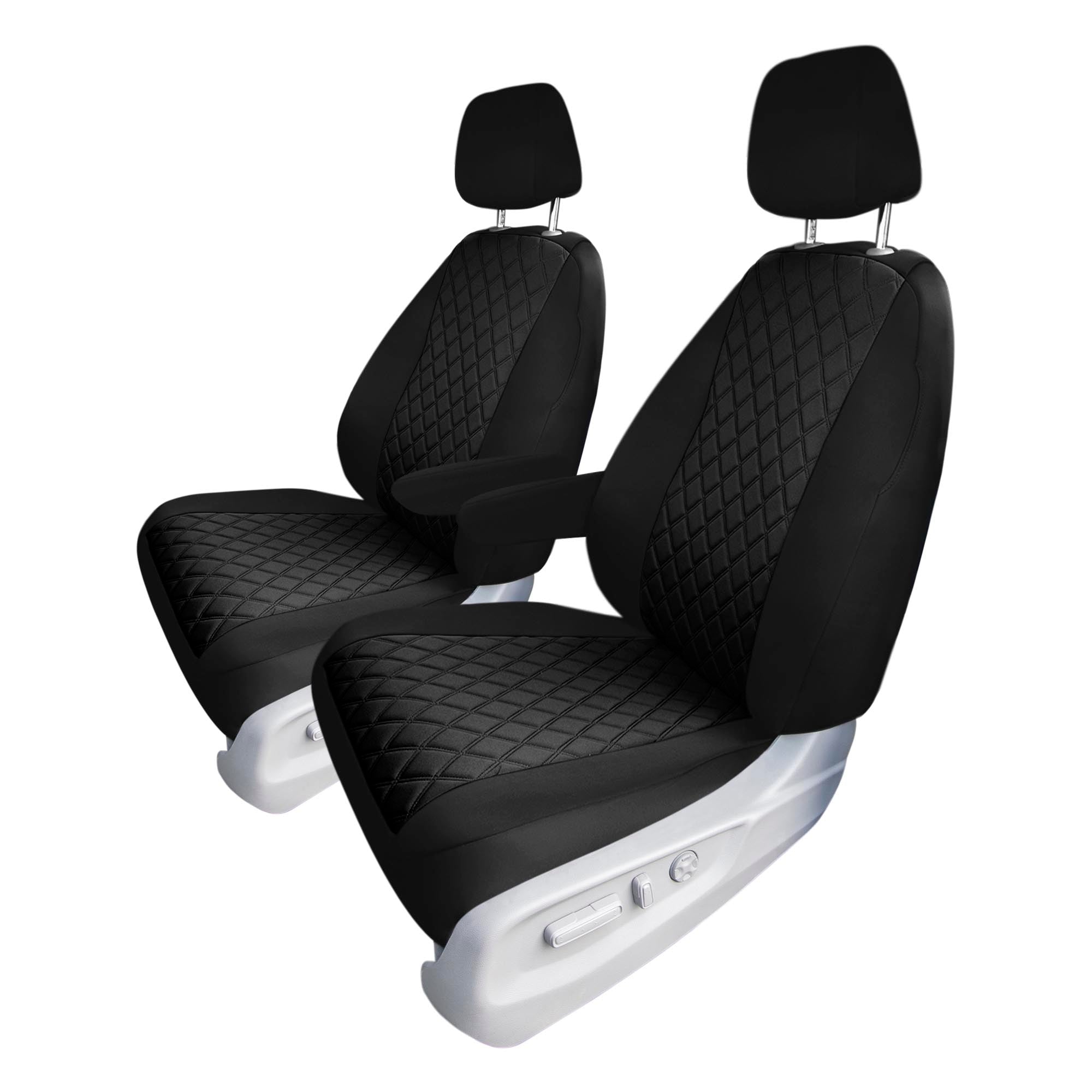 Honda Odyssey 2018 - 2025 - Front Set Seat Covers - Black Ultraflex Neoprene
