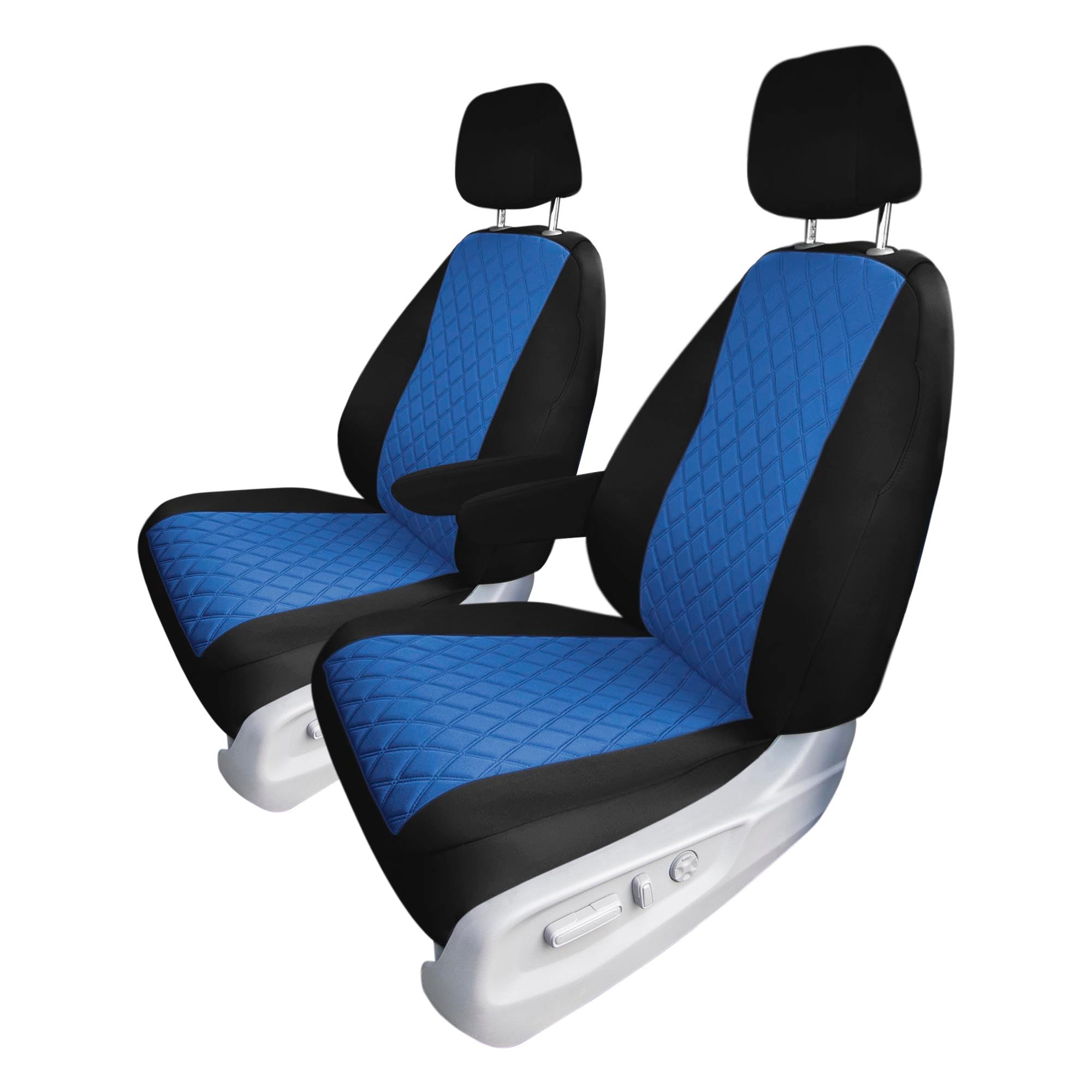 Honda Odyssey 2018 - 2025 - Front Set Seat Covers - Blue Ultraflex Neoprene