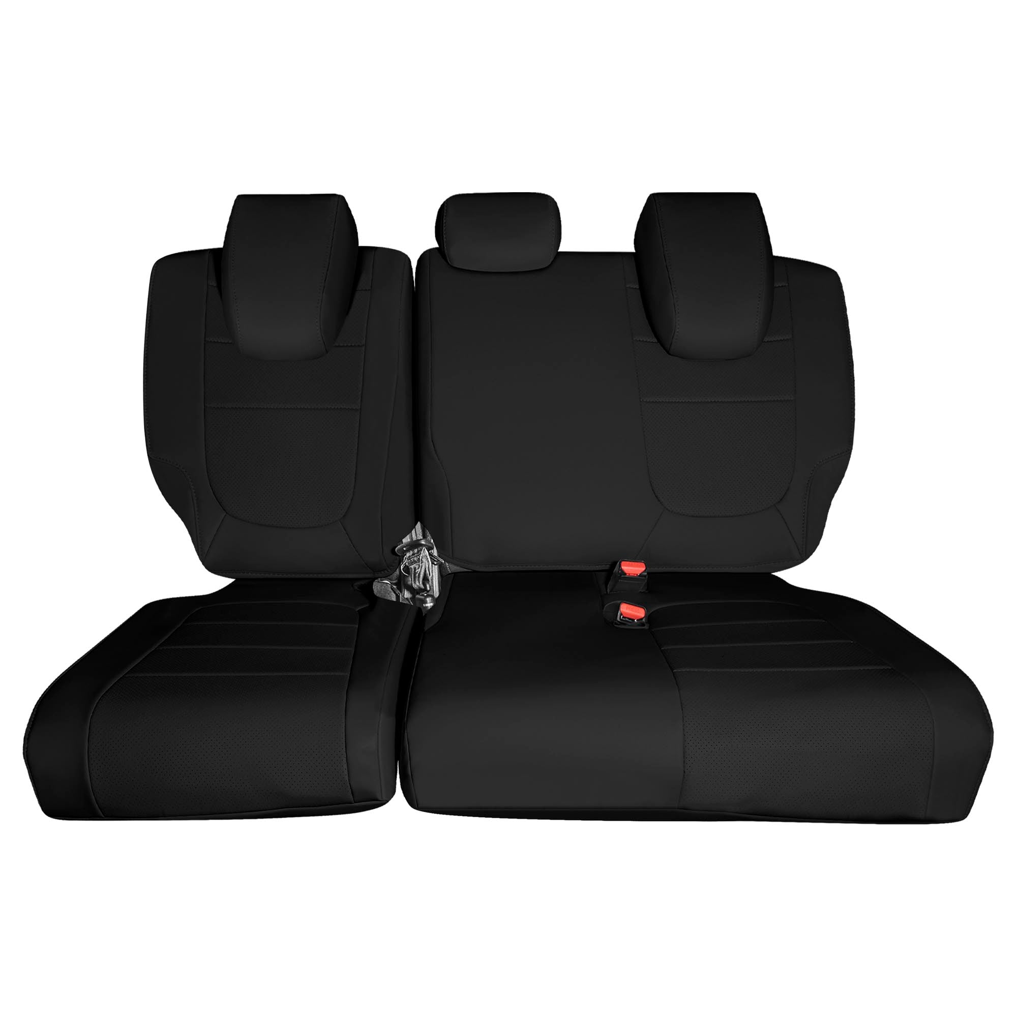 Honda Odyssey 2018 - 2025 - 3rd Row Seat Covers - Black Faux Leather