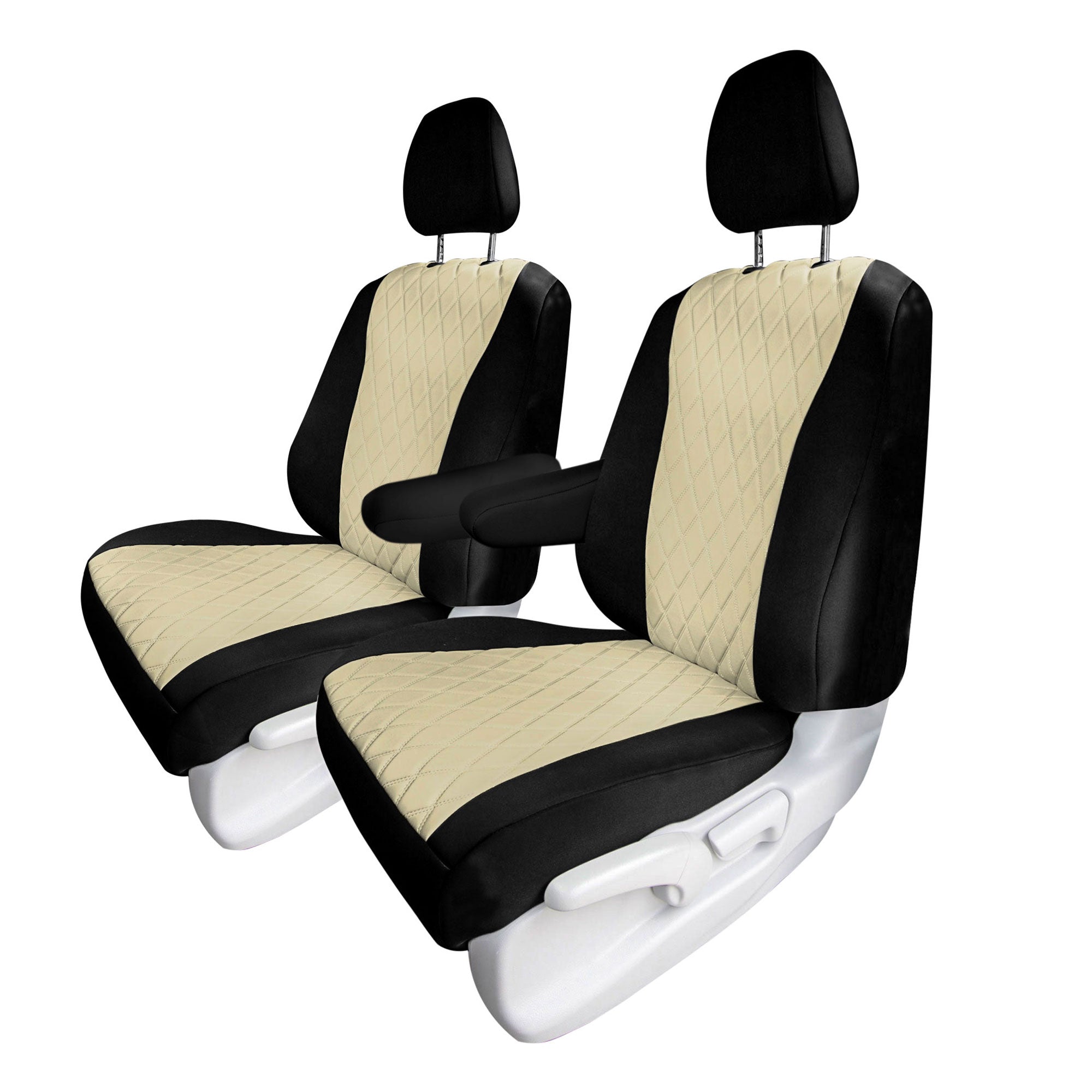 Honda Pilot 2016 - 2022 - Front Set Seat Covers - Beige Ultraflex Neoprene