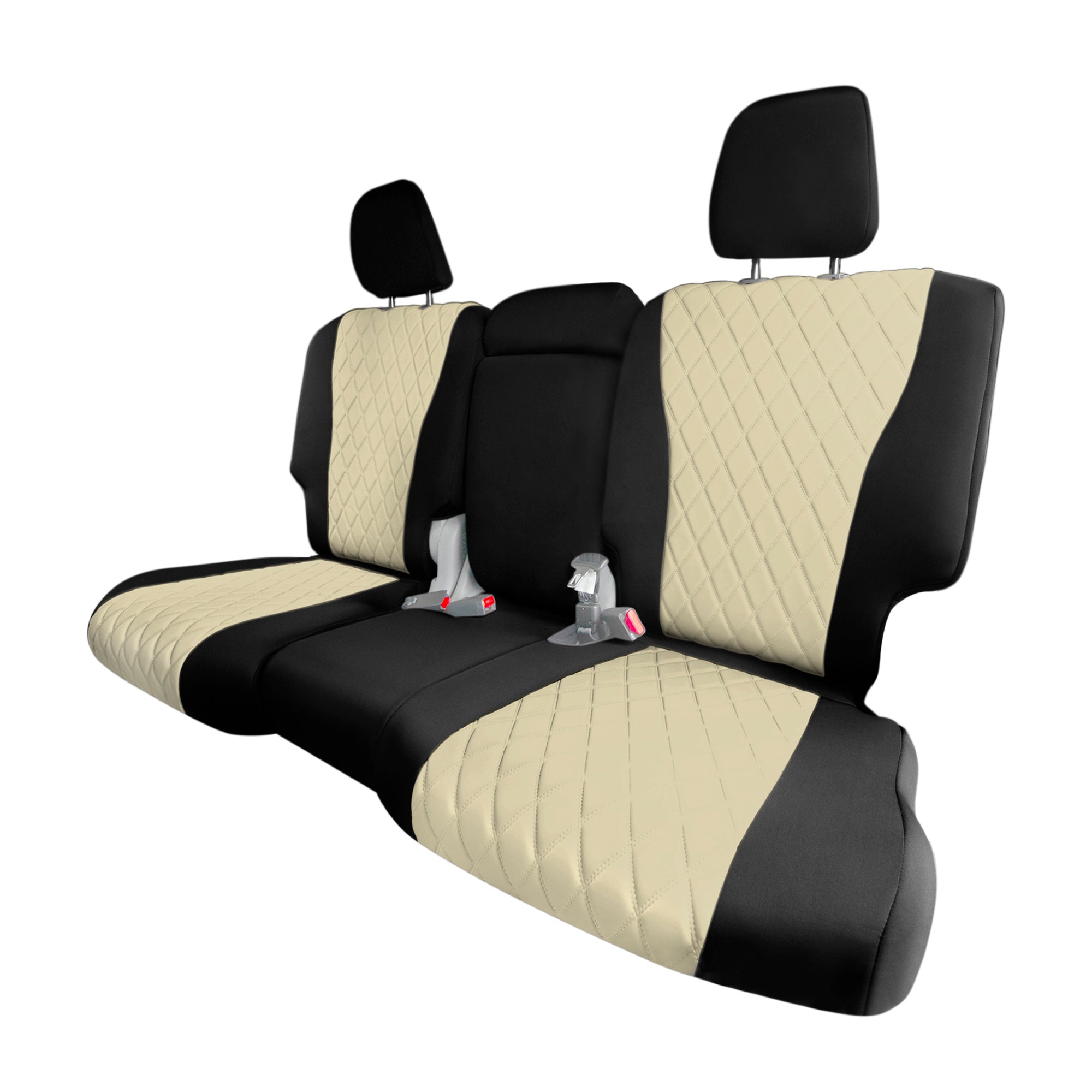 Honda Pilot 2016 - 2022 - 2nd Row Seat Covers - Beige Ultraflex Neoprene