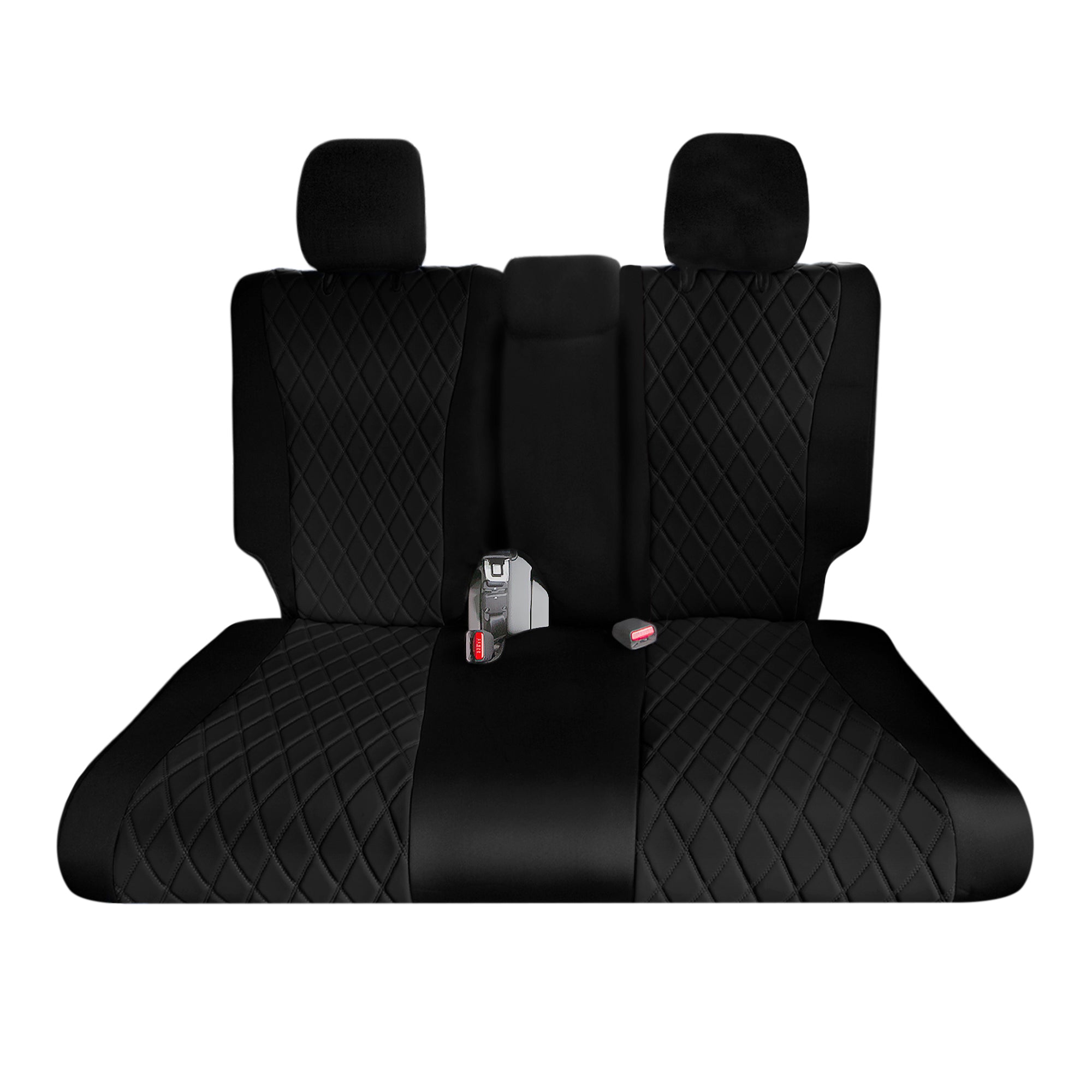 Honda Pilot 2016 - 2022 - 3rd Row Seat Covers - Black Ultraflex Neoprene