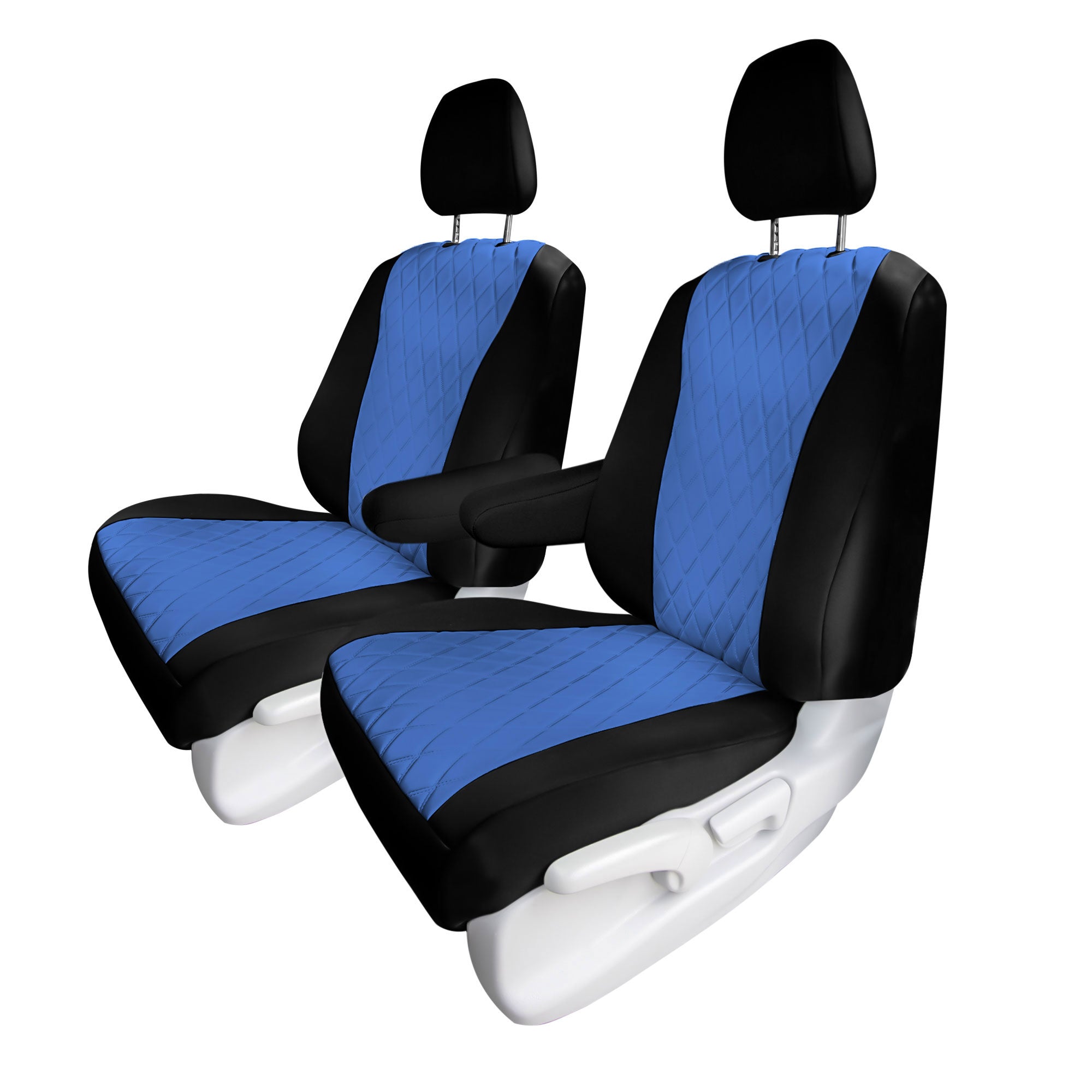 Honda Pilot 2016 - 2022 - Front Set Seat Covers - Blue Ultraflex Neoprene