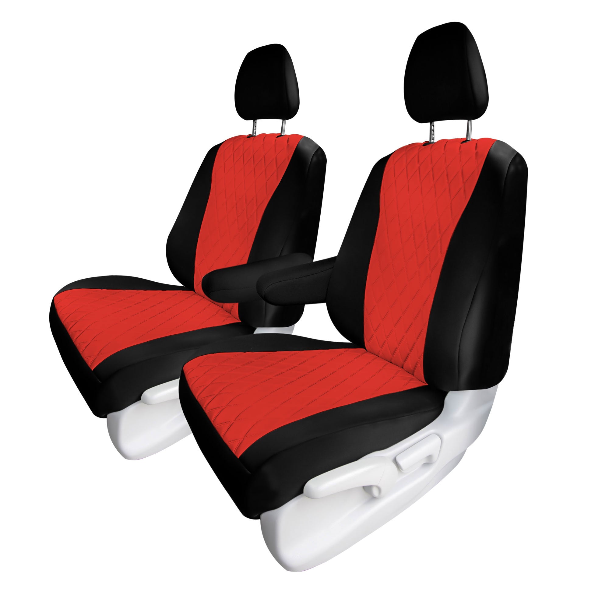 Honda Pilot 2016 - 2022 - Front Set Seat Covers - Red Neoprene