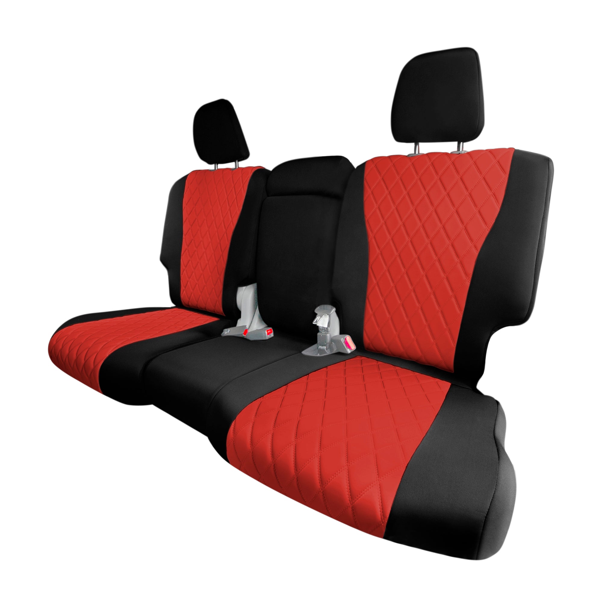 Honda Pilot 2016 - 2022 - 2nd Row Seat Covers - Red Neoprene