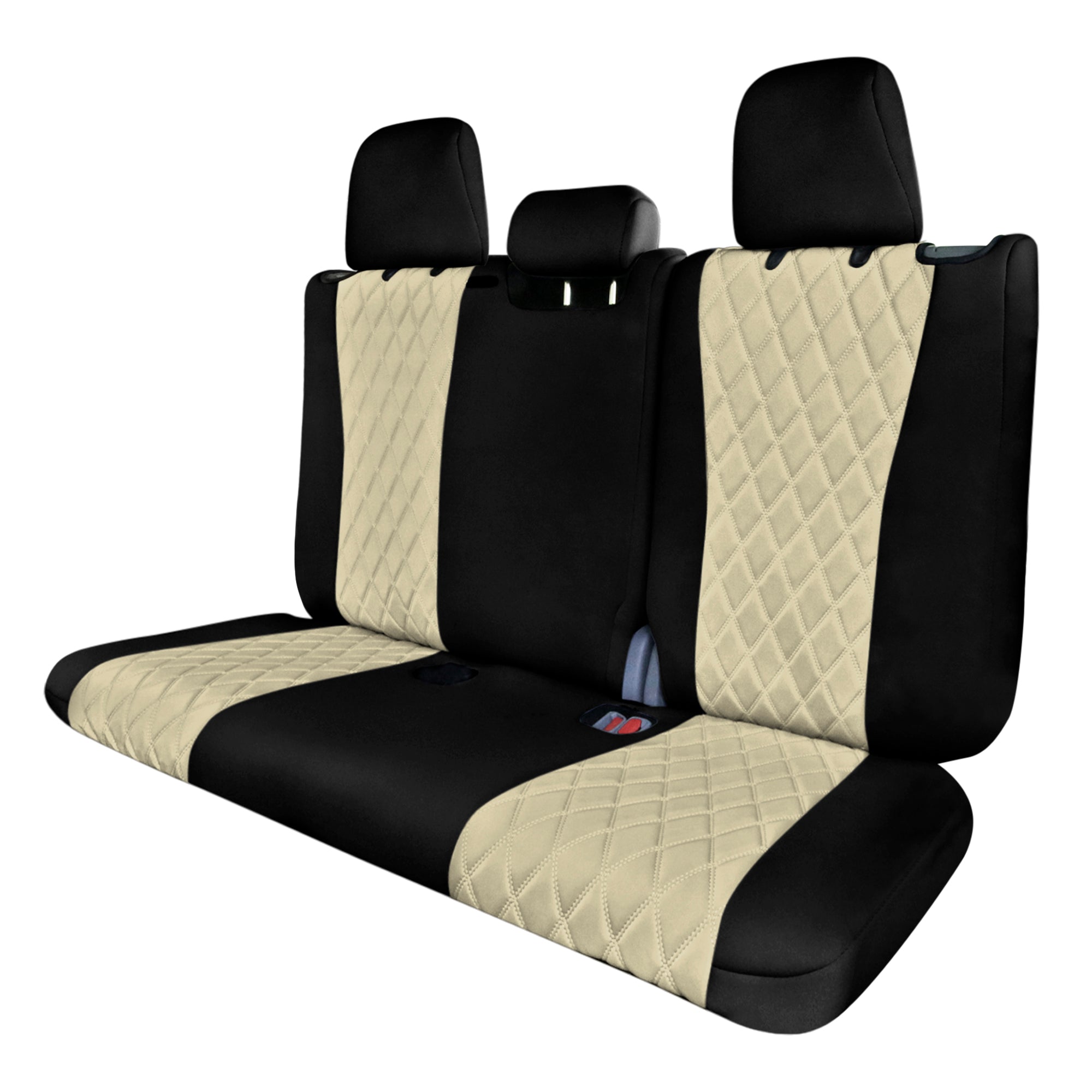 Toyota Highlander - 2020 - 2024  - 3rd Row Set Seat Covers - Beige Ultraflex Neoprene