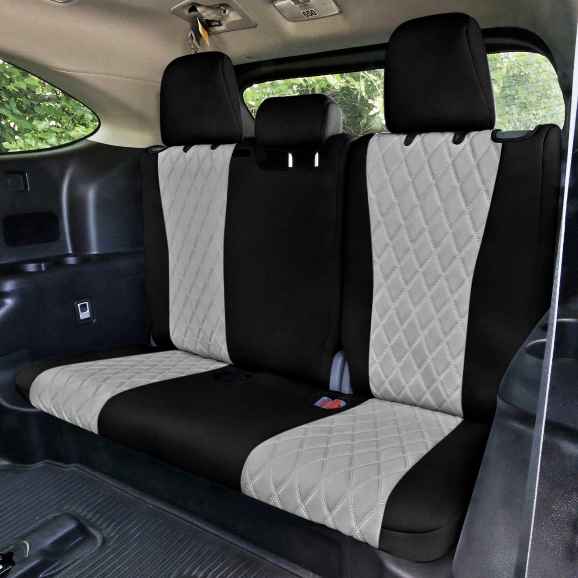 Toyota Highlander - 2020 - 2024  - 3rd Row Set Seat Covers - Gray Ultraflex Neoprene