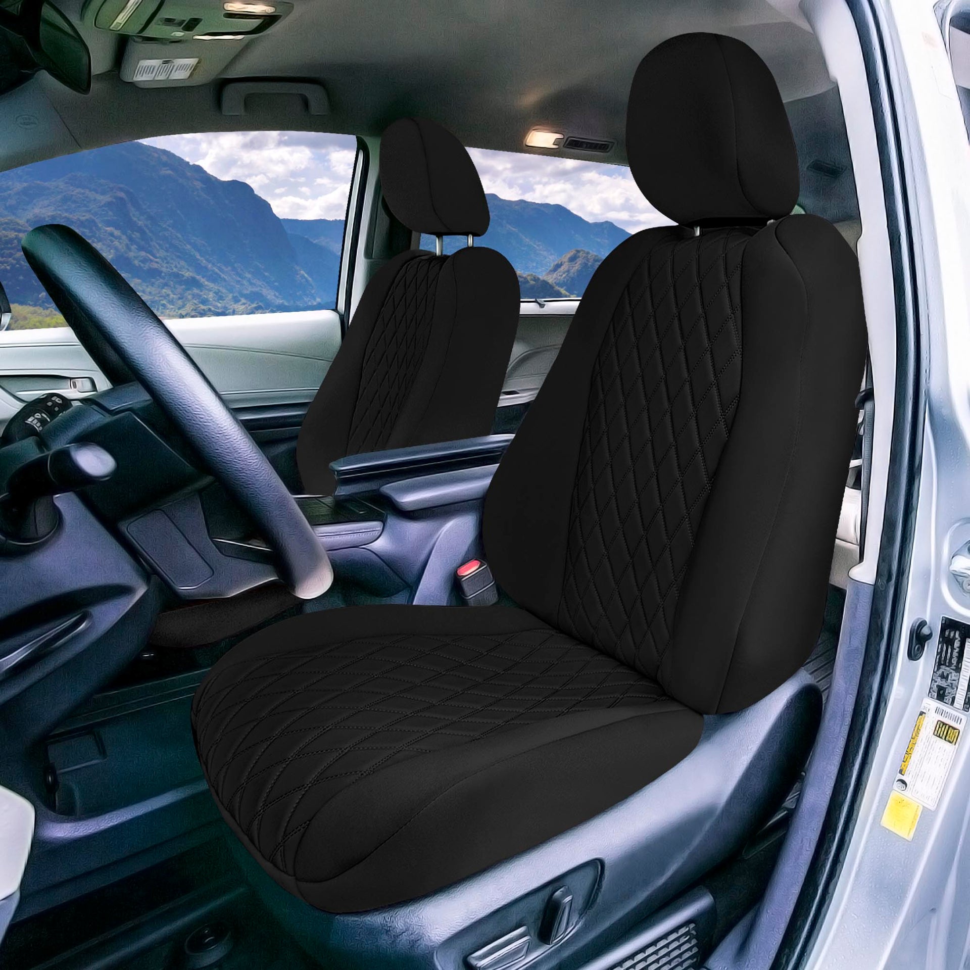 2021-2024 Toyota Sienna Custom Fit Car Seat Covers 7 or 8 Seater - Choose "Size" - Picture 12 of 73