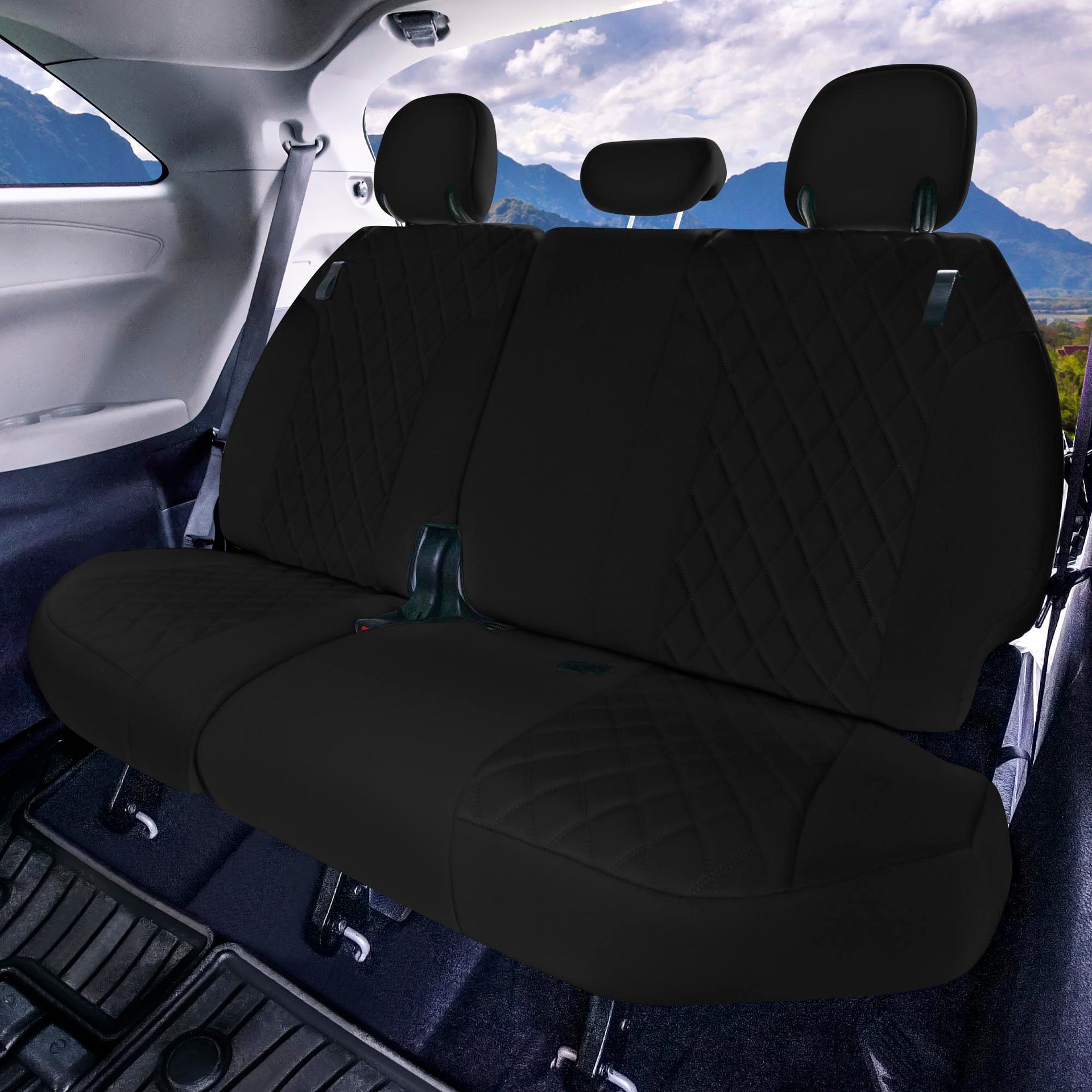 2021-2024 Toyota Sienna Custom Fit Car Seat Covers 7 or 8 Seater - Choose "Size" - Picture 13 of 73