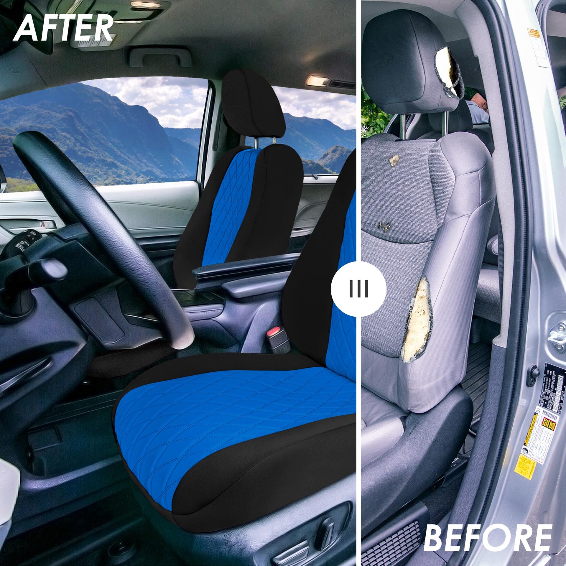 2021-2024 Toyota Sienna Custom Fit Car Seat Covers 7 or 8 Seater - Choose "Size" - Picture 28 of 73