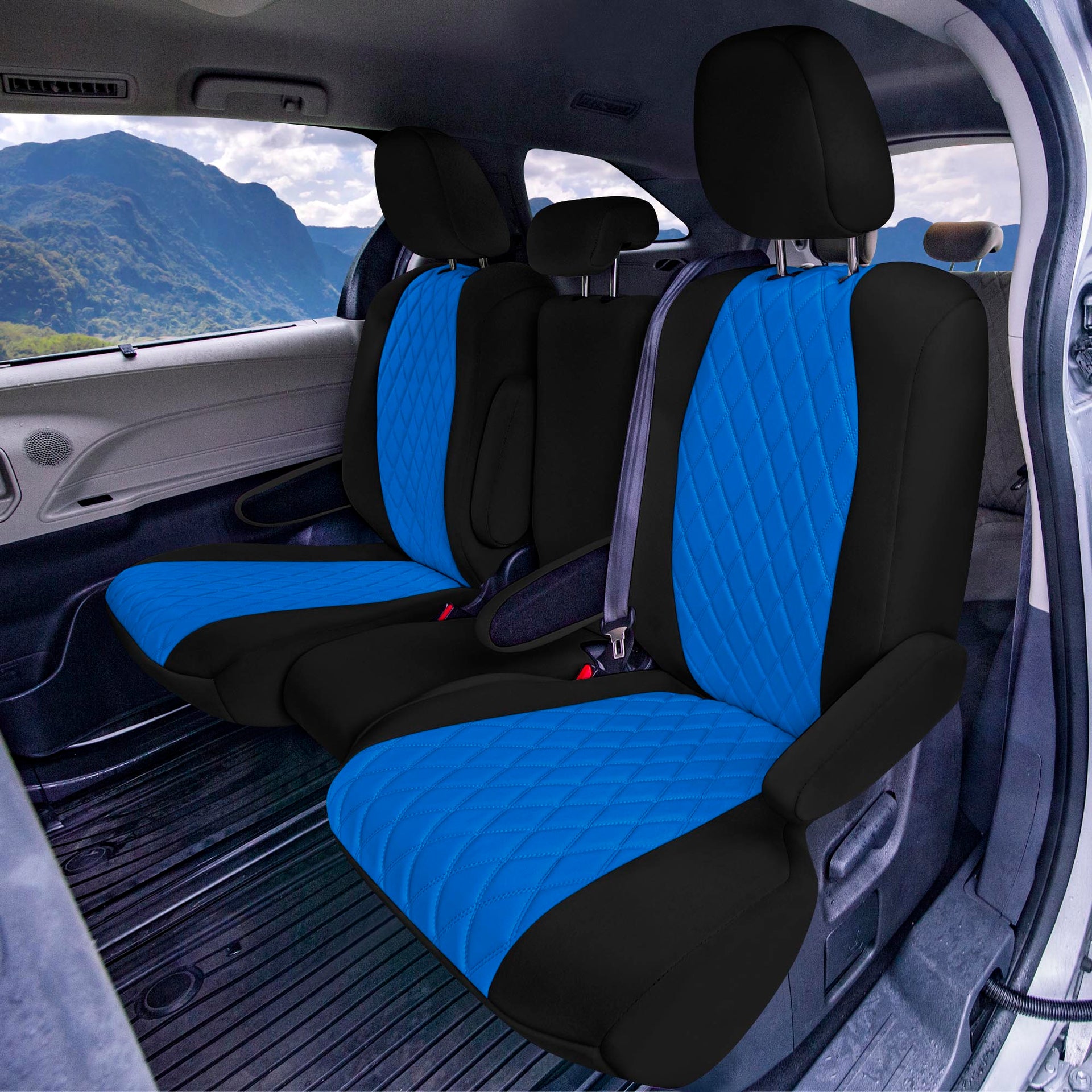 2021-2024 Toyota Sienna Custom Fit Car Seat Covers 7 or 8 Seater - Choose "Size" - Picture 29 of 73