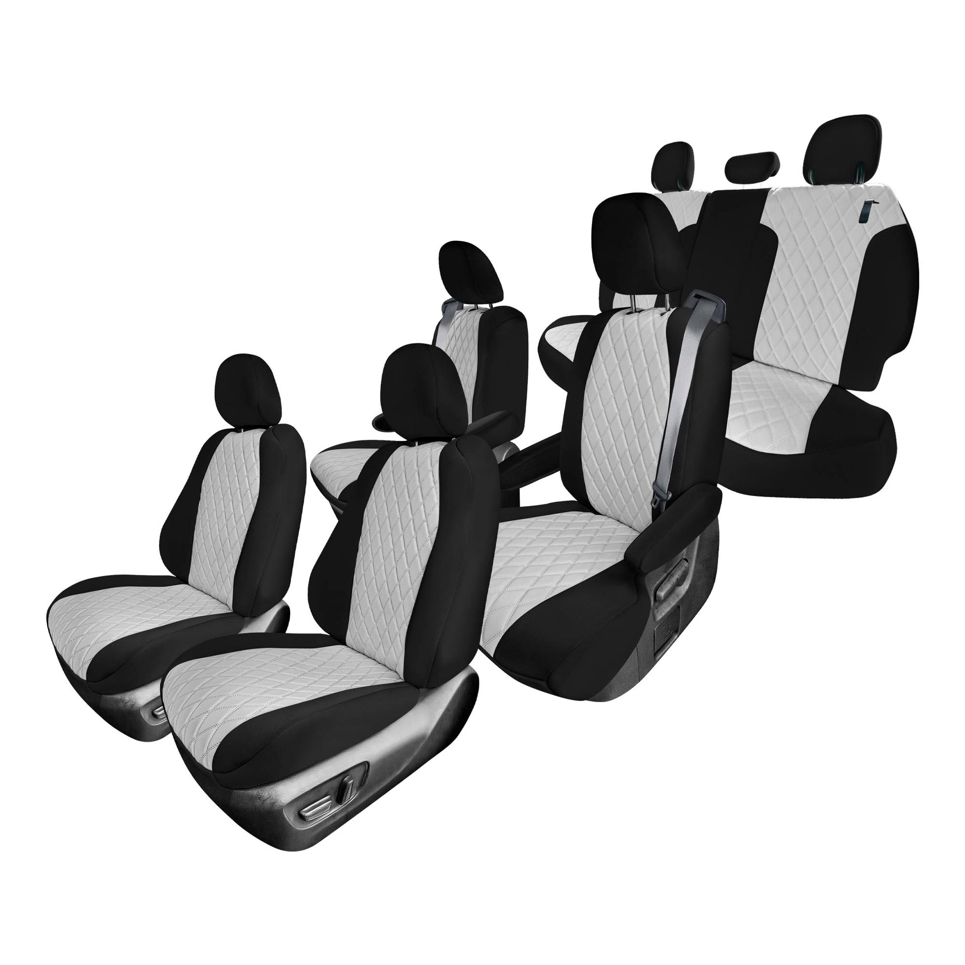 2021-2024 Toyota Sienna Custom Fit Car Seat Covers 7 or 8 Seater - Choose "Size" - Picture 33 of 73