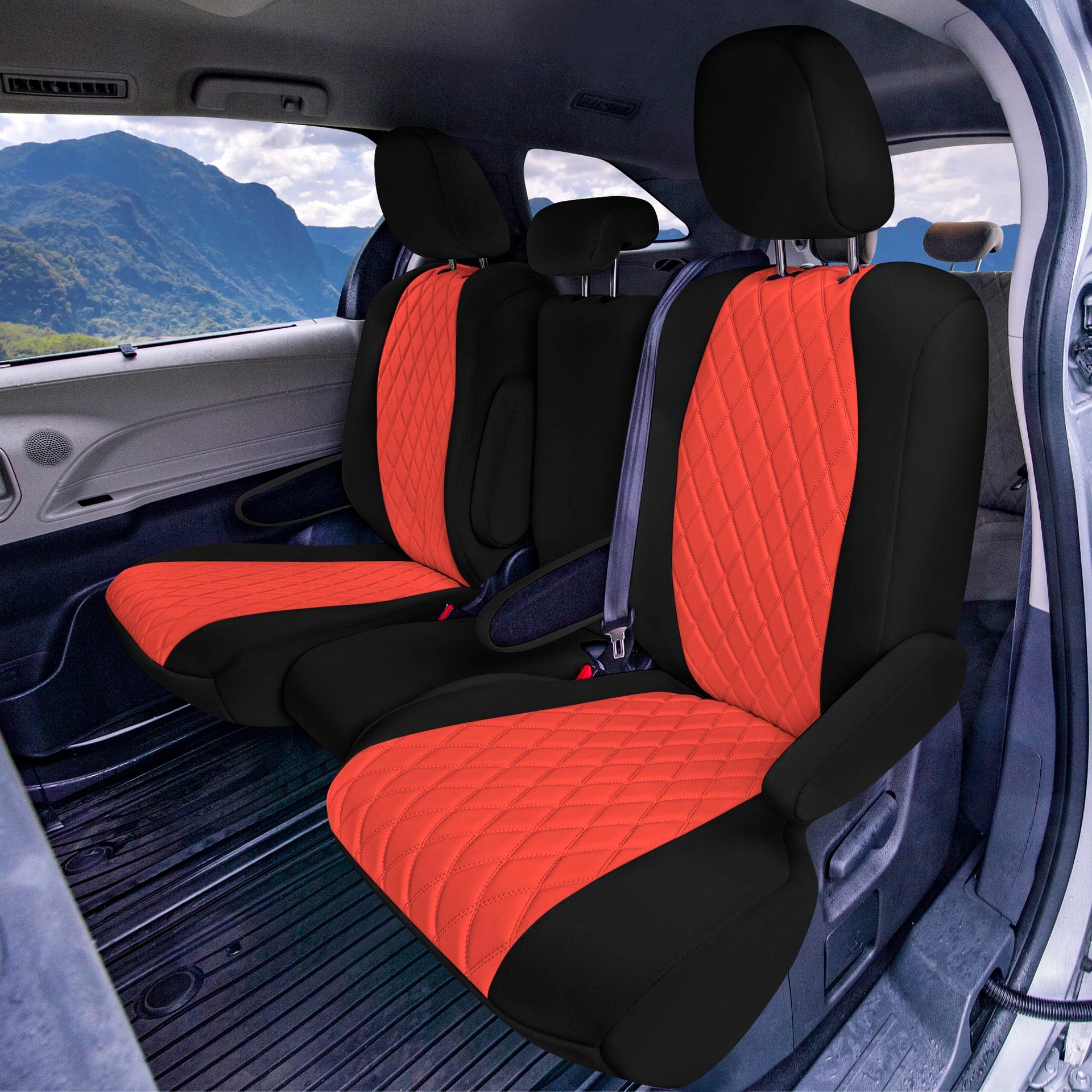 2021-2024 Toyota Sienna Custom Fit Car Seat Covers 7 or 8 Seater - Choose "Size" - Picture 43 of 73