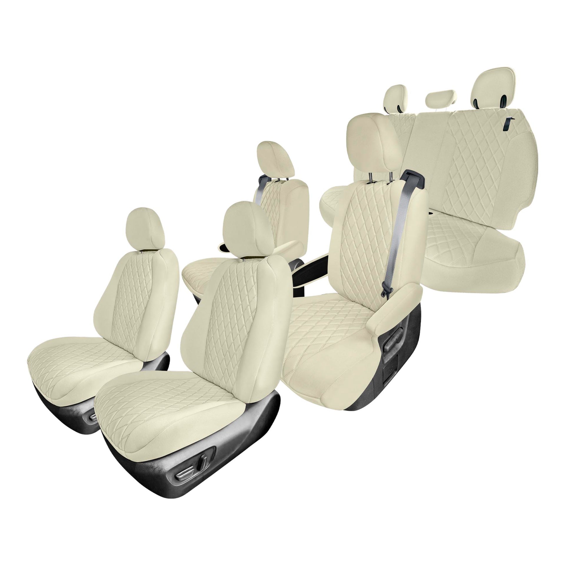 2021-2024 Toyota Sienna Custom Fit Car Seat Covers 7 or 8 Seater - Choose "Size" - Picture 45 of 73