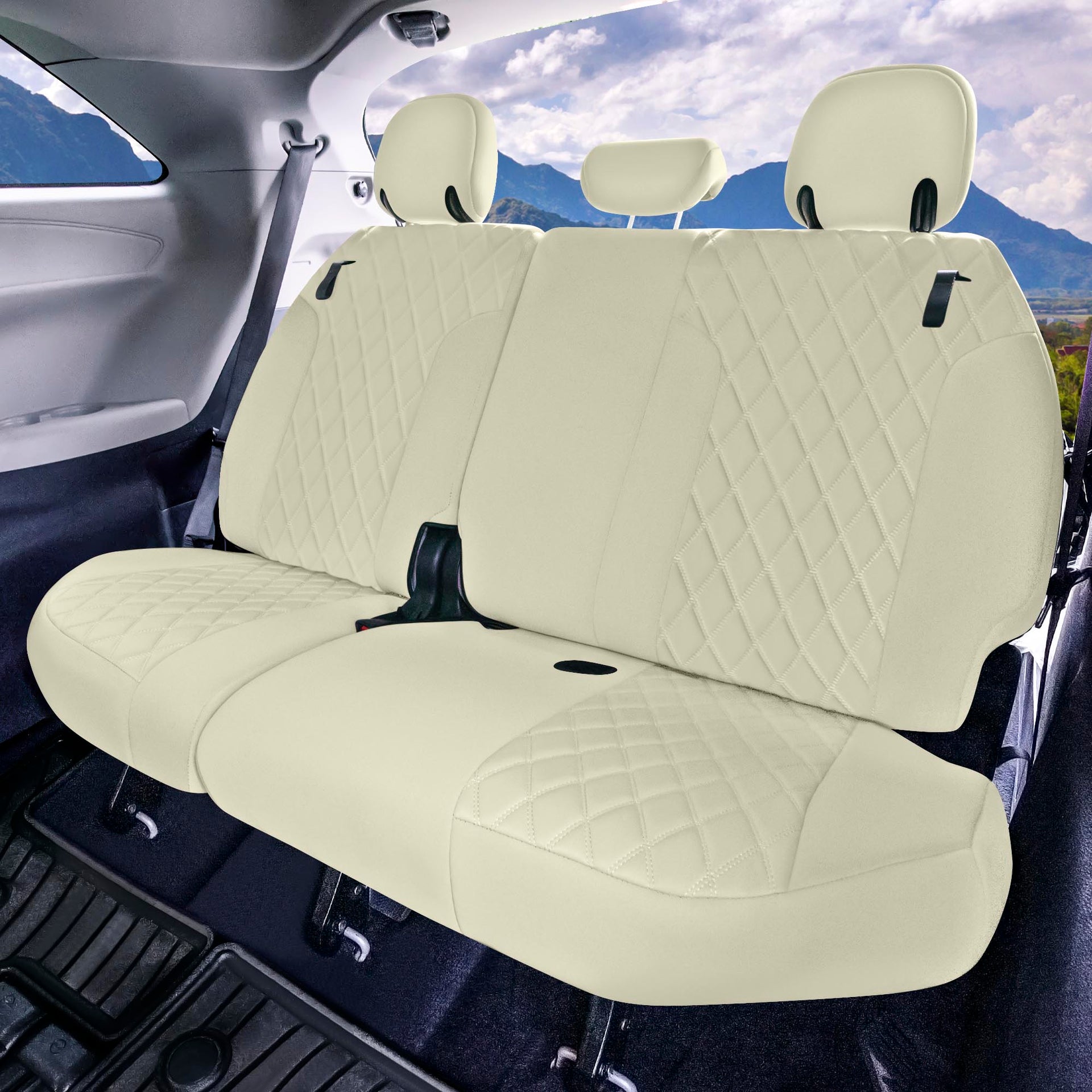 2021-2024 Toyota Sienna Custom Fit Car Seat Covers 7 or 8 Seater - Choose "Size" - Picture 49 of 73