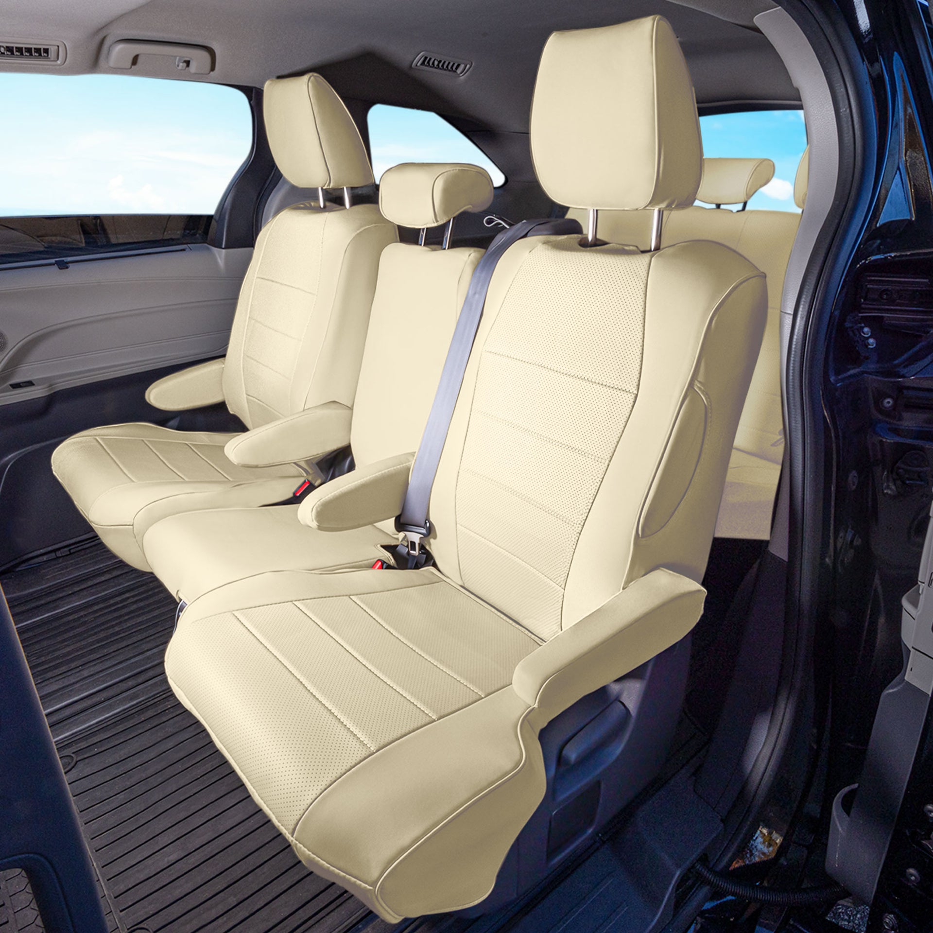 2021-2024 Toyota Sienna Custom Fit Car Seat Covers 7 or 8 Seater - Choose "Size" - Picture 58 of 73