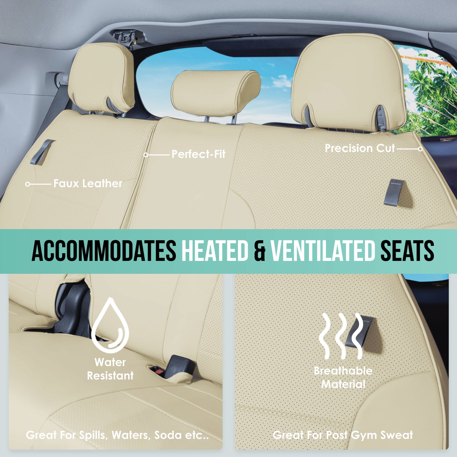 2021-2024 Toyota Sienna Custom Fit Car Seat Covers 7 or 8 Seater - Choose "Size" - Picture 59 of 73