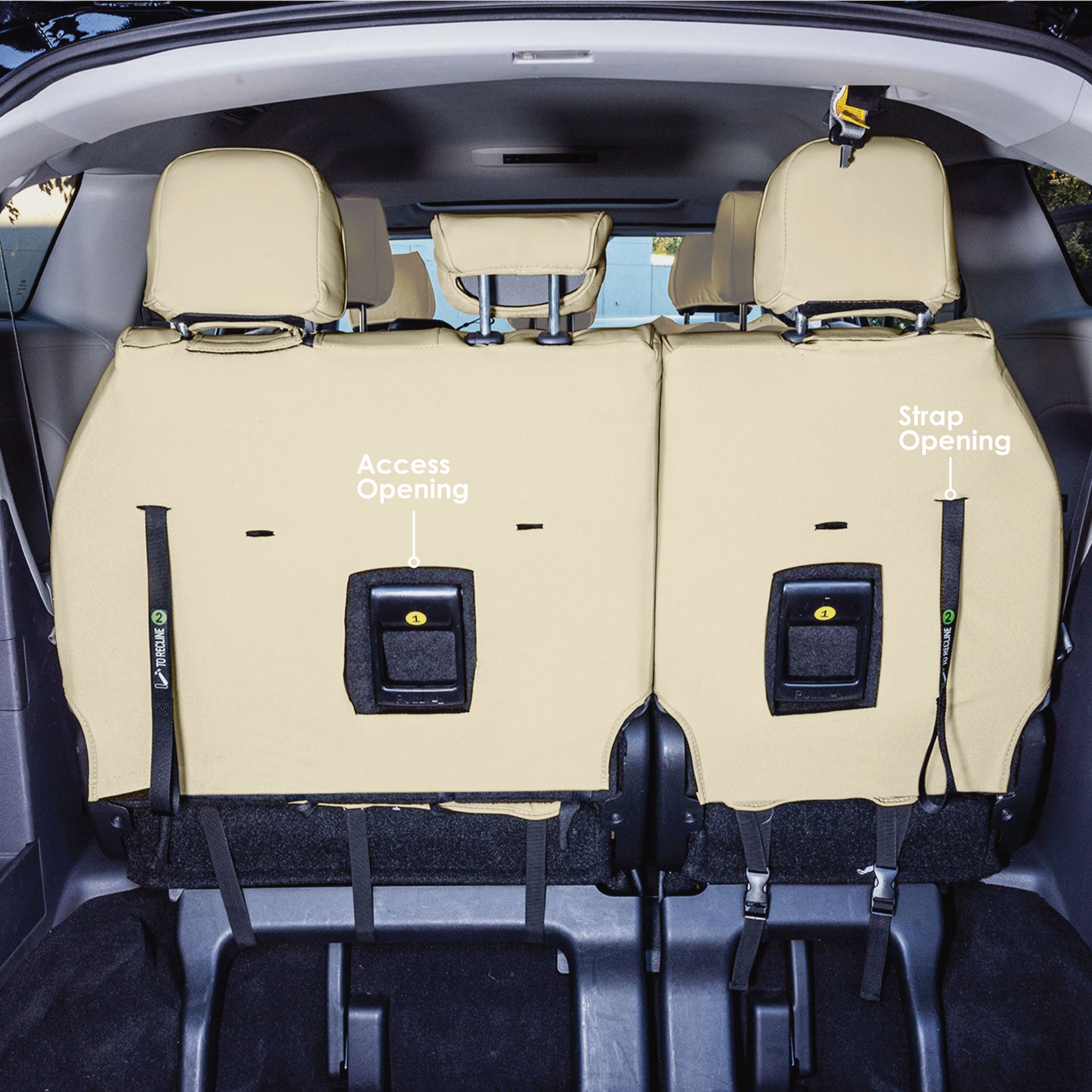 2021-2024 Toyota Sienna Custom Fit Car Seat Covers 7 or 8 Seater - Choose "Size" - Picture 60 of 73