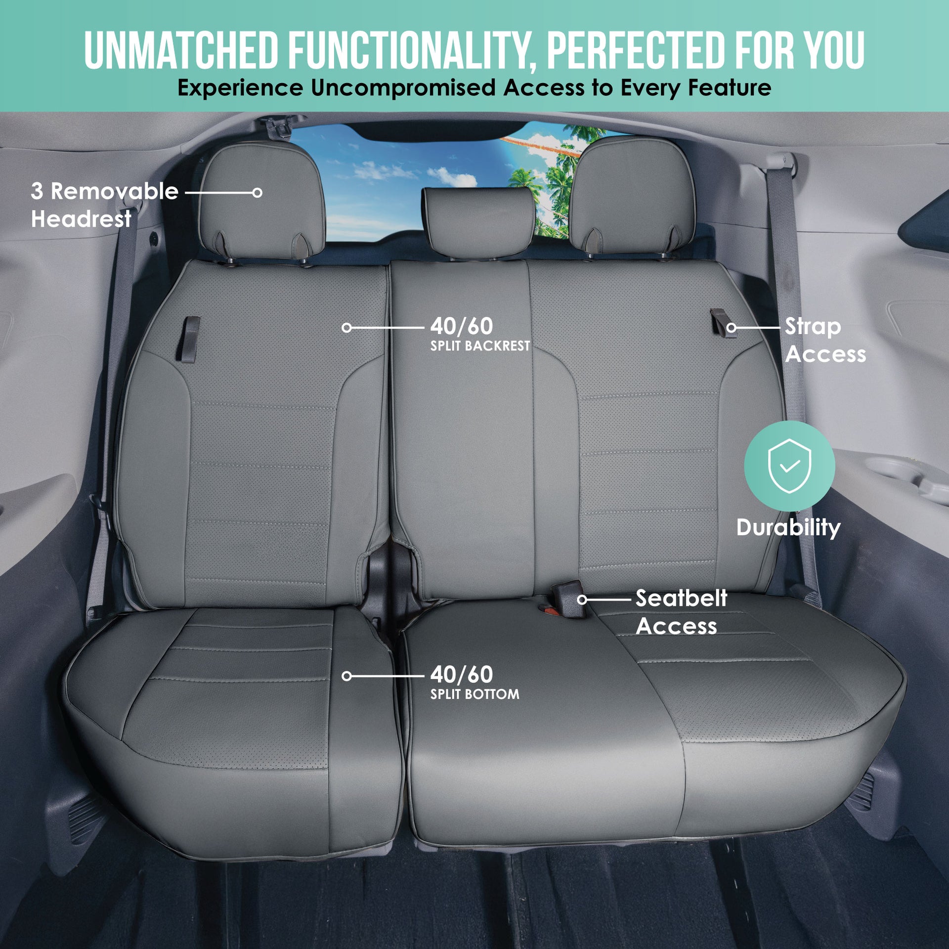 2021-2024 Toyota Sienna Custom Fit Car Seat Covers 7 or 8 Seater - Choose "Size" - Picture 71 of 73