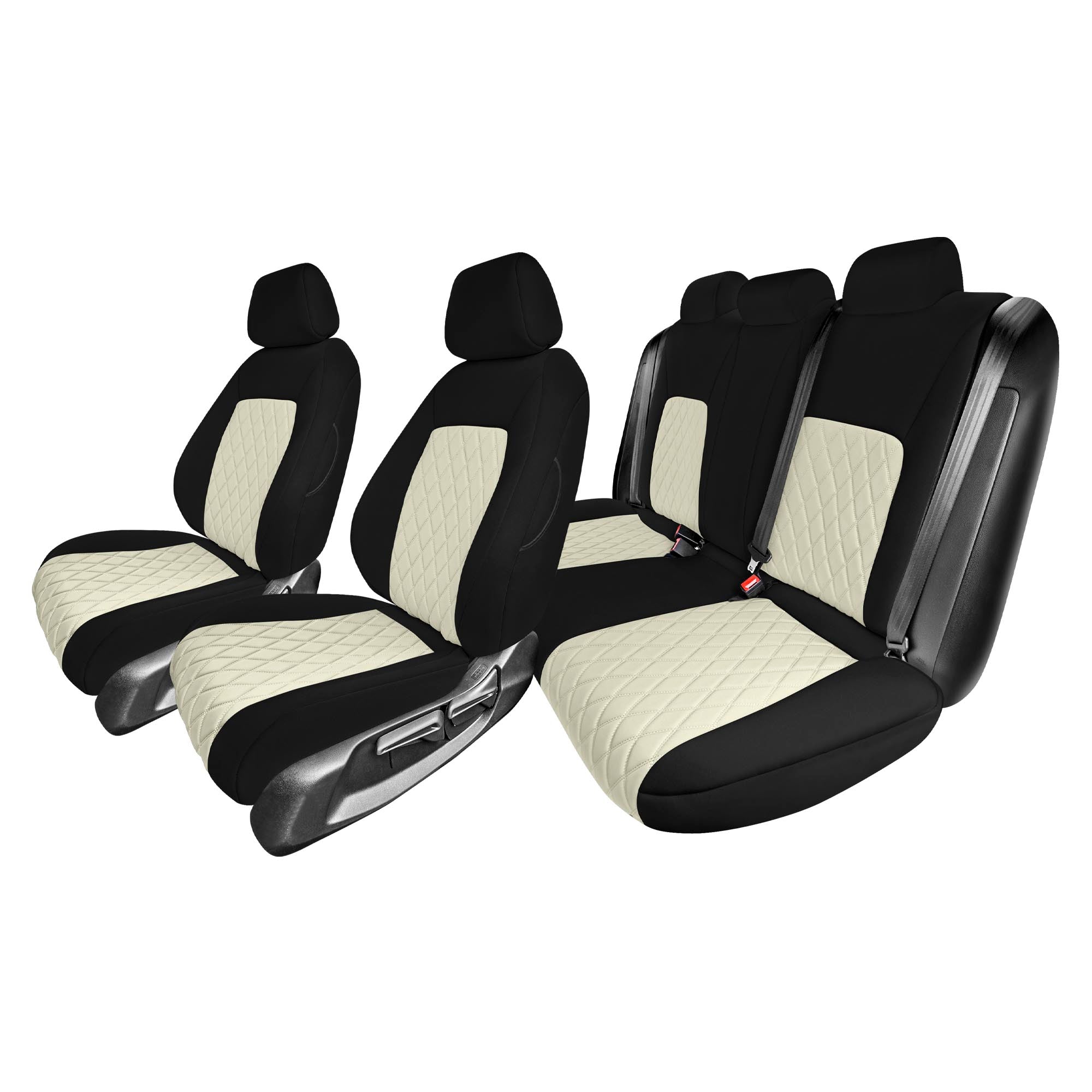 Honda Civic 2020 - 2024 Full Set Seat Covers – Beige Neoprene