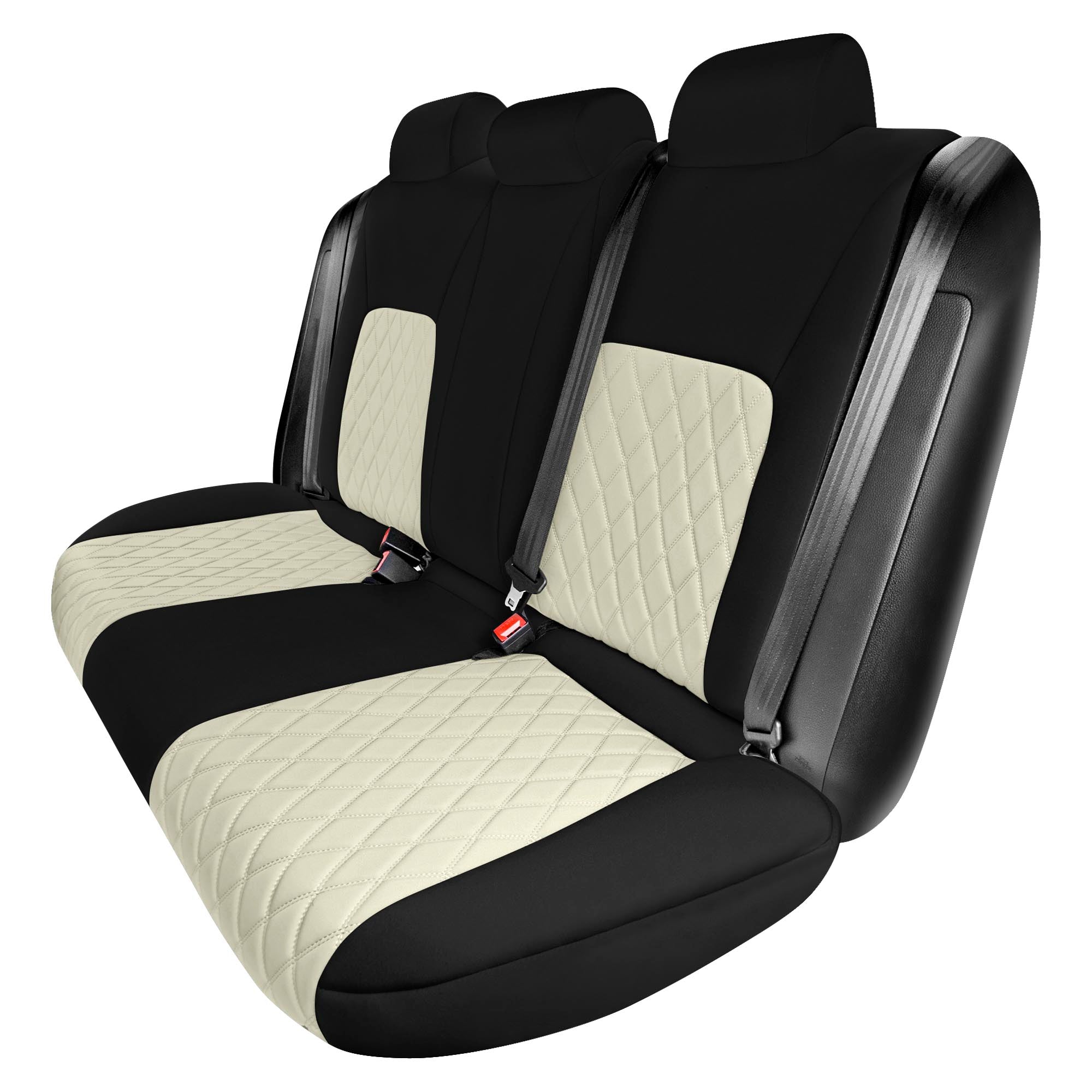 Honda Civic 2020 - 2024 Rear Set Seat Covers – Beige Neoprene