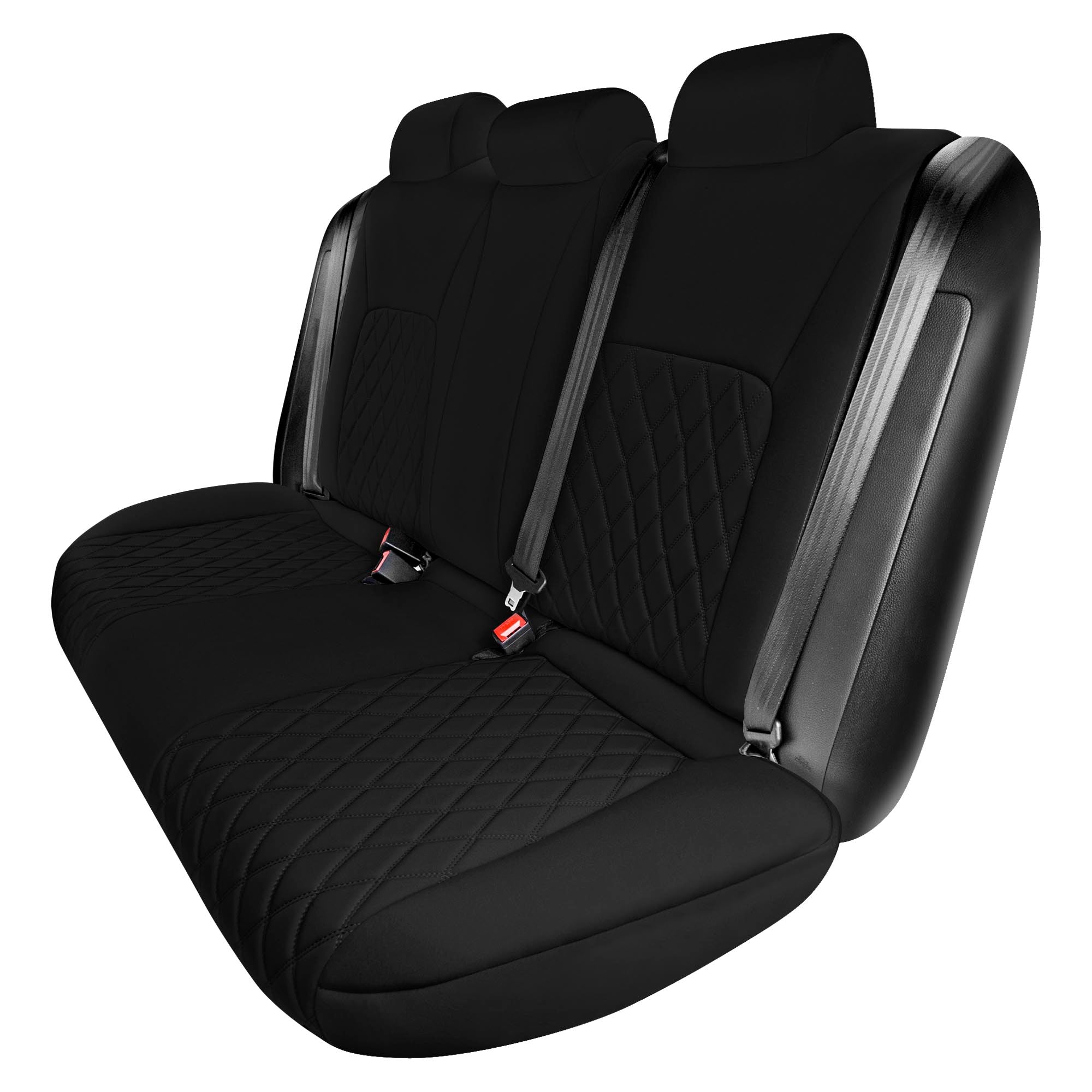 Honda Civic 2020 - 2024 Rear Set Seat Covers - Black Ultraflex Neoprene
