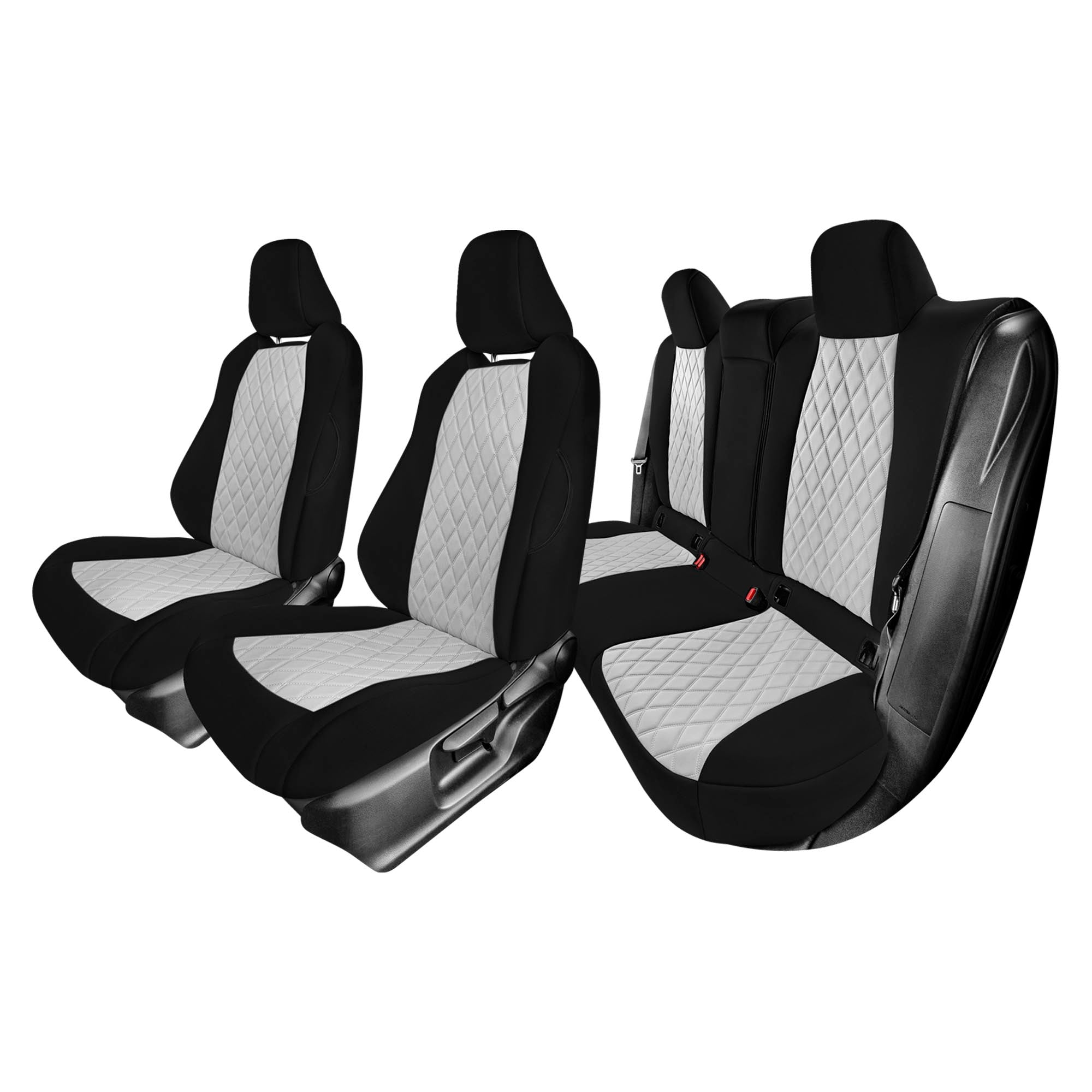 Toyota Corolla - 2020-2024 - Full Set Seat Covers - Gray Ultraflex Neoprene