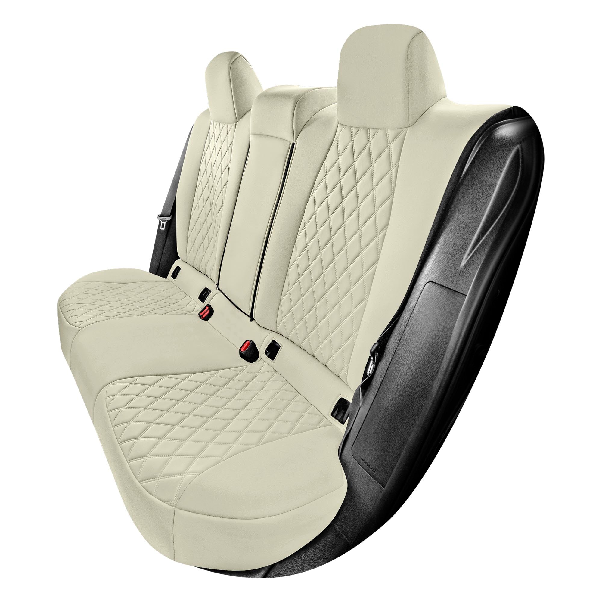 Toyota Corolla - 2020-2024 - Rear Set Seat Covers - Solid Beige Ultraflex Neoprene