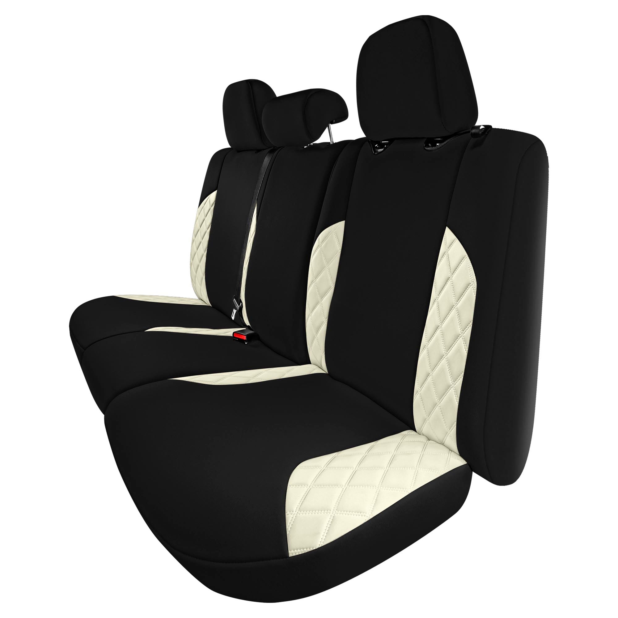 Toyota Tacoma - 2016-2023 - Rear Set Seat Covers - Beige Ultraflex Neoprene