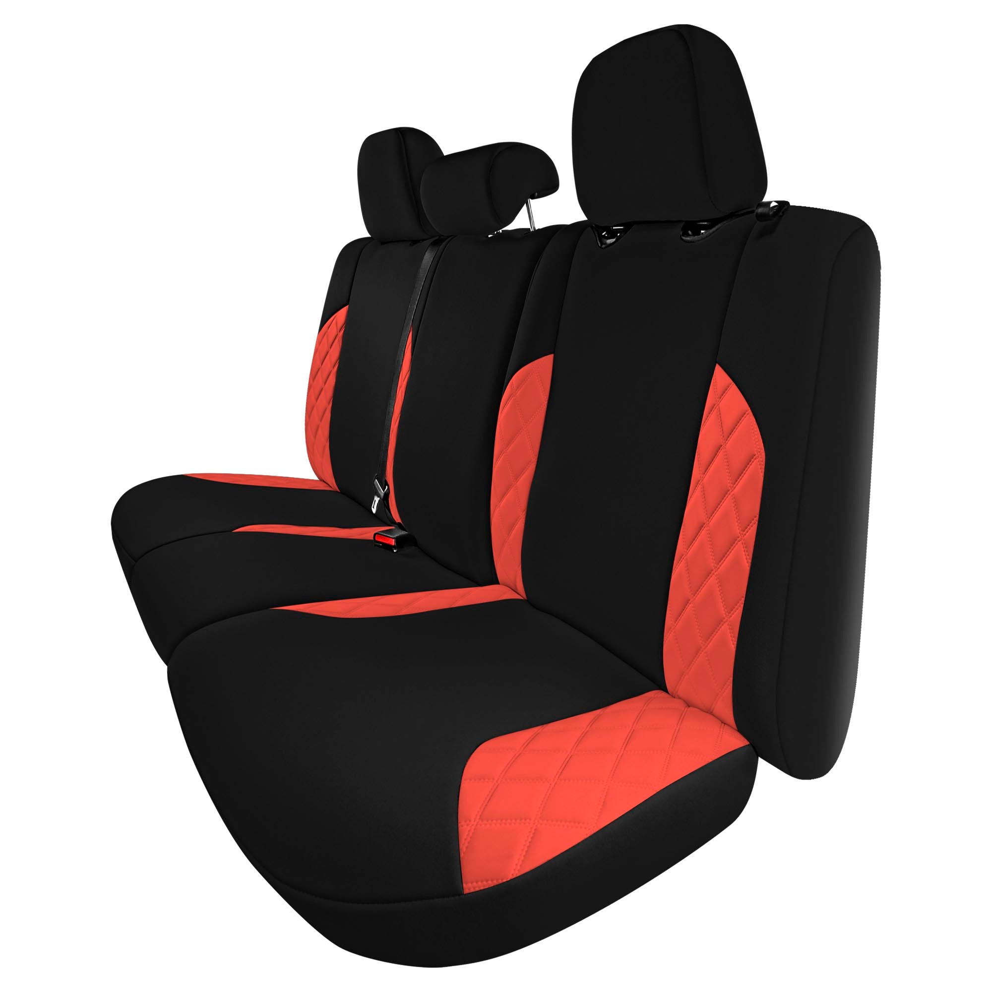 Toyota Tacoma - 2016-2023 - Rear Set Seat Covers - Red Ultraflex Neoprene