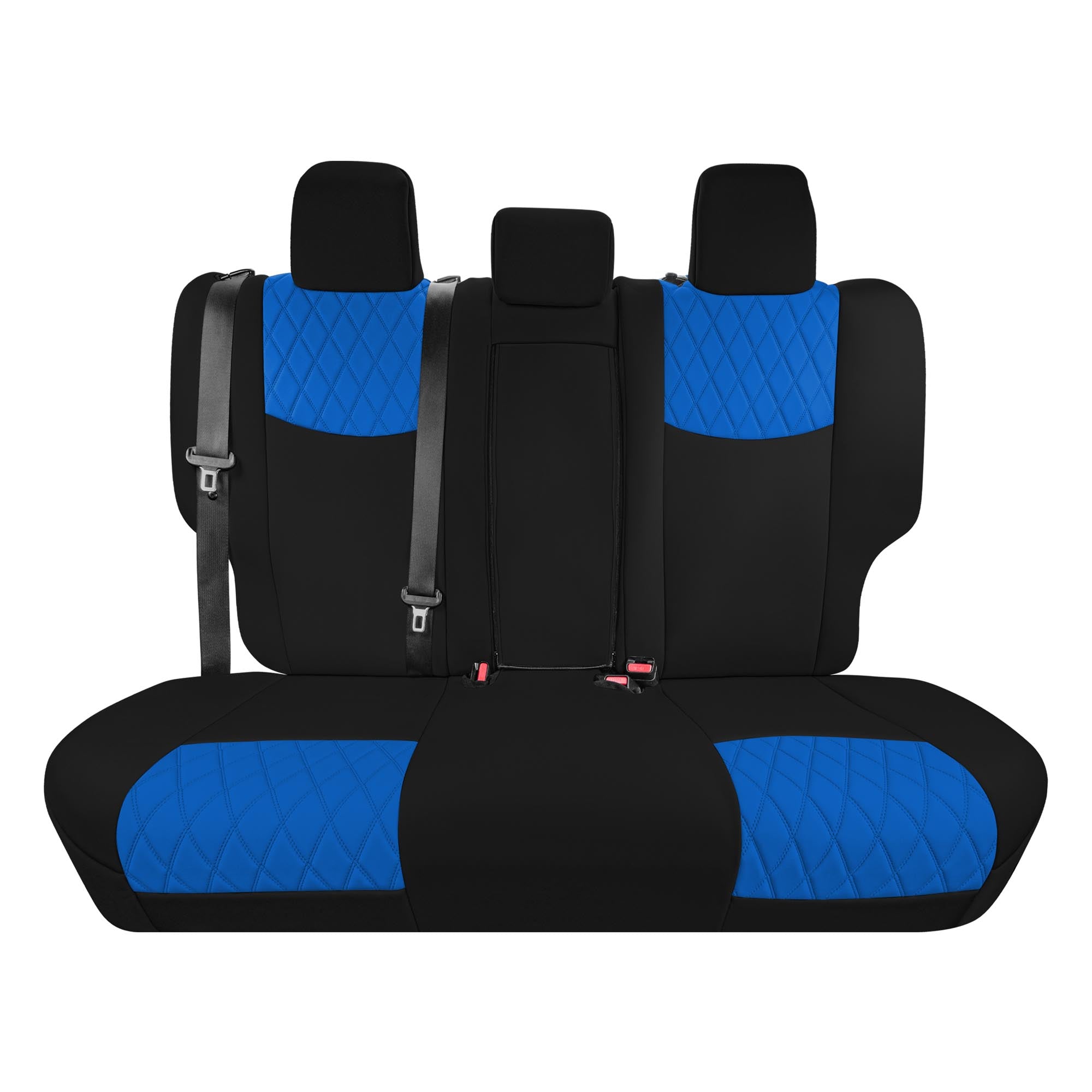 Toyota Corolla S | SE | LE 2014-2019 - Rear Set Seat Covers - Blue Ultraflex Neoprene