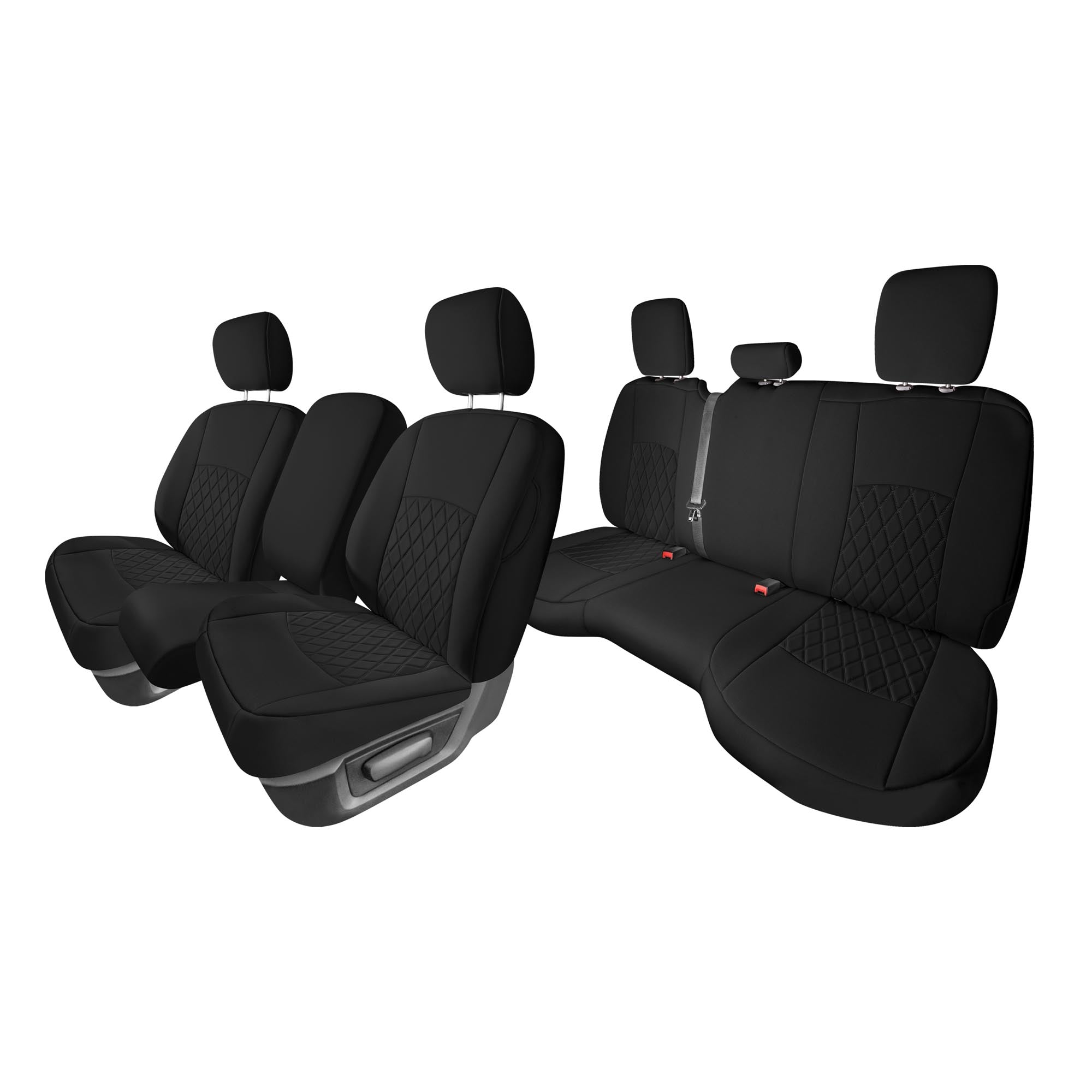 Custom Fit Seat Covers for Dodge Ram 1500 2009 2018 Ram 1500 Classic 2019 2025 Full Set Seat Covers Gray Ultraflex Neoprene