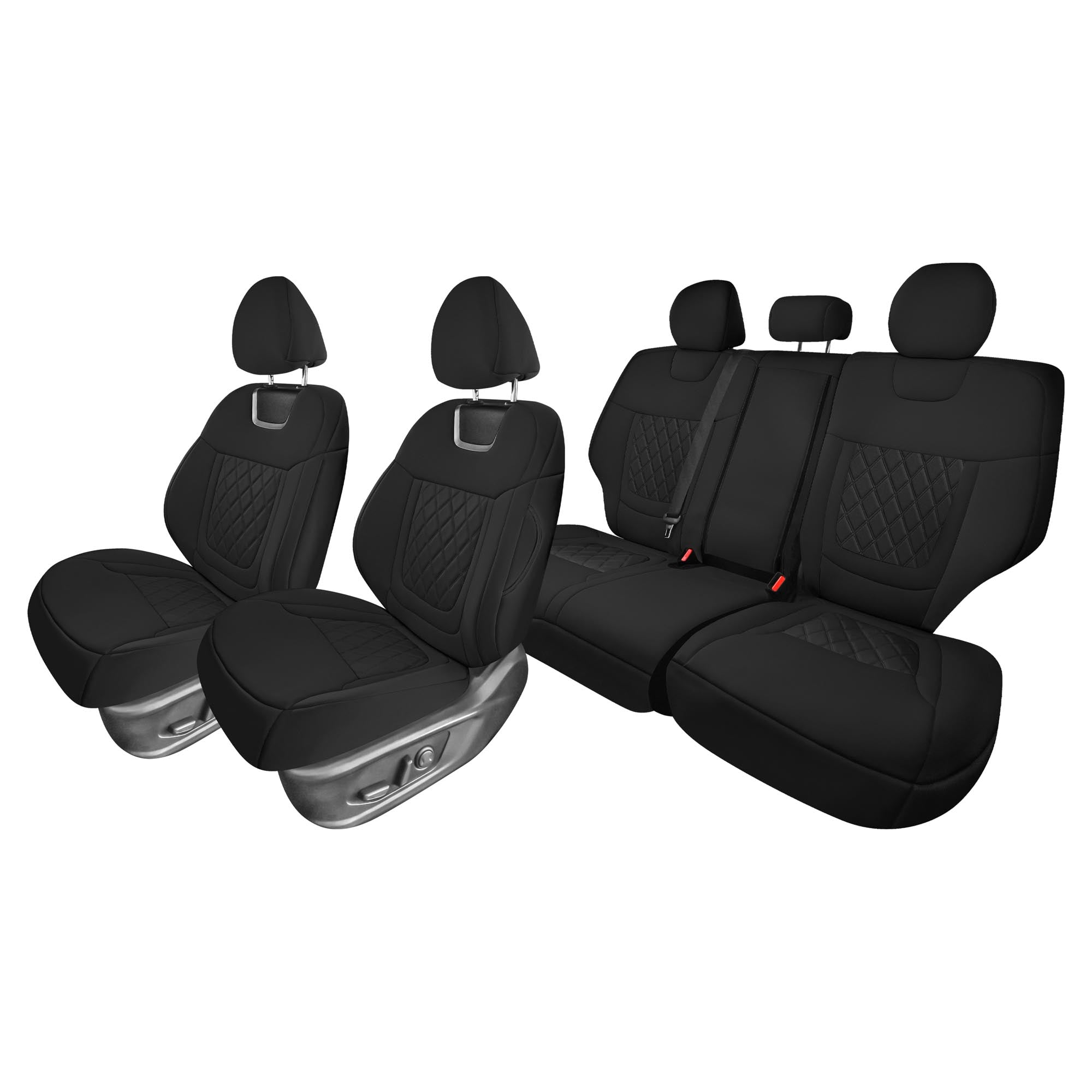 Hyundai Tucson - 2022 - 2024 - Full Set Seat Covers - Black Ultraflex Neoprene