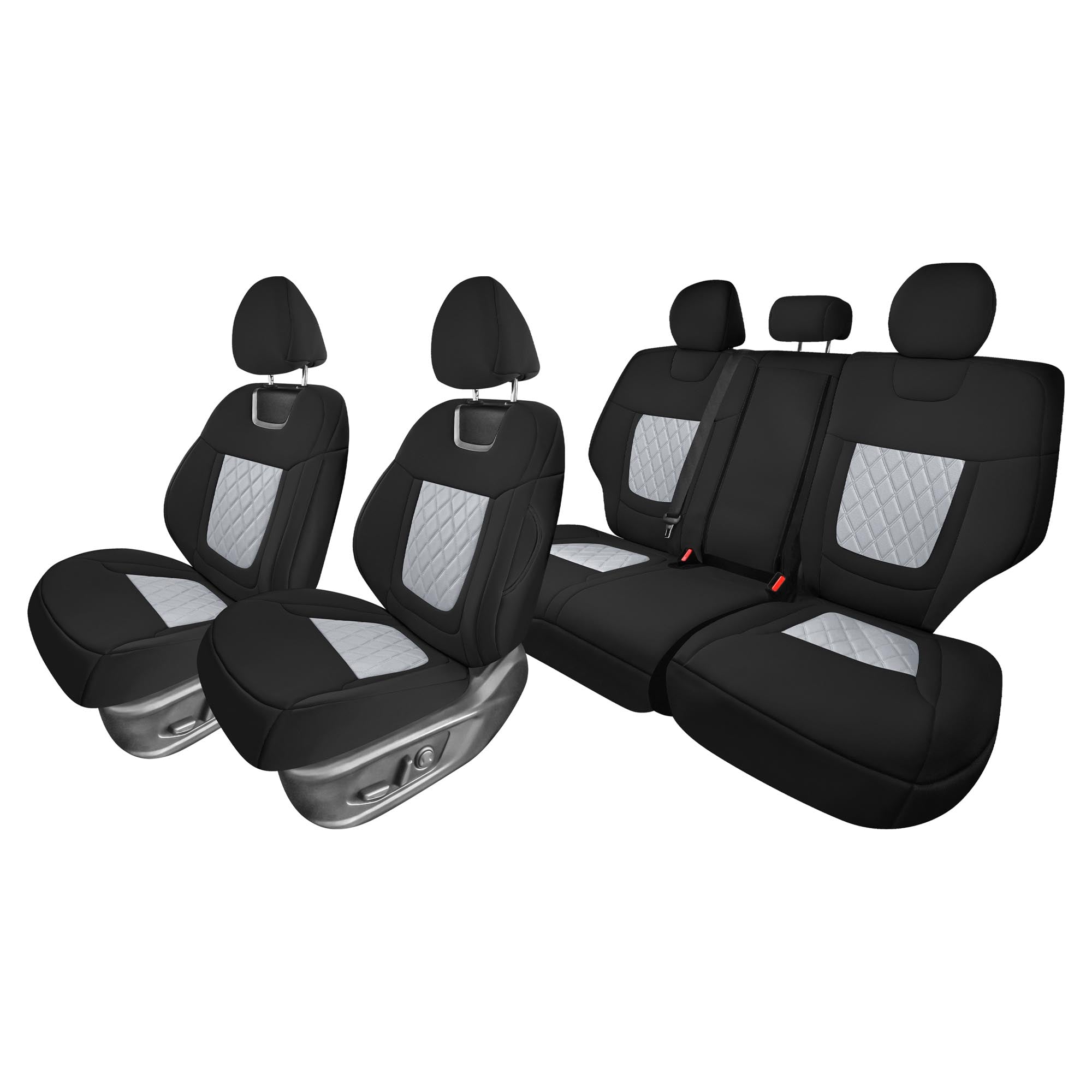 Hyundai Tucson - 2022 - 2024 - Full Set Seat Covers - Gray Ultraflex Neoprene