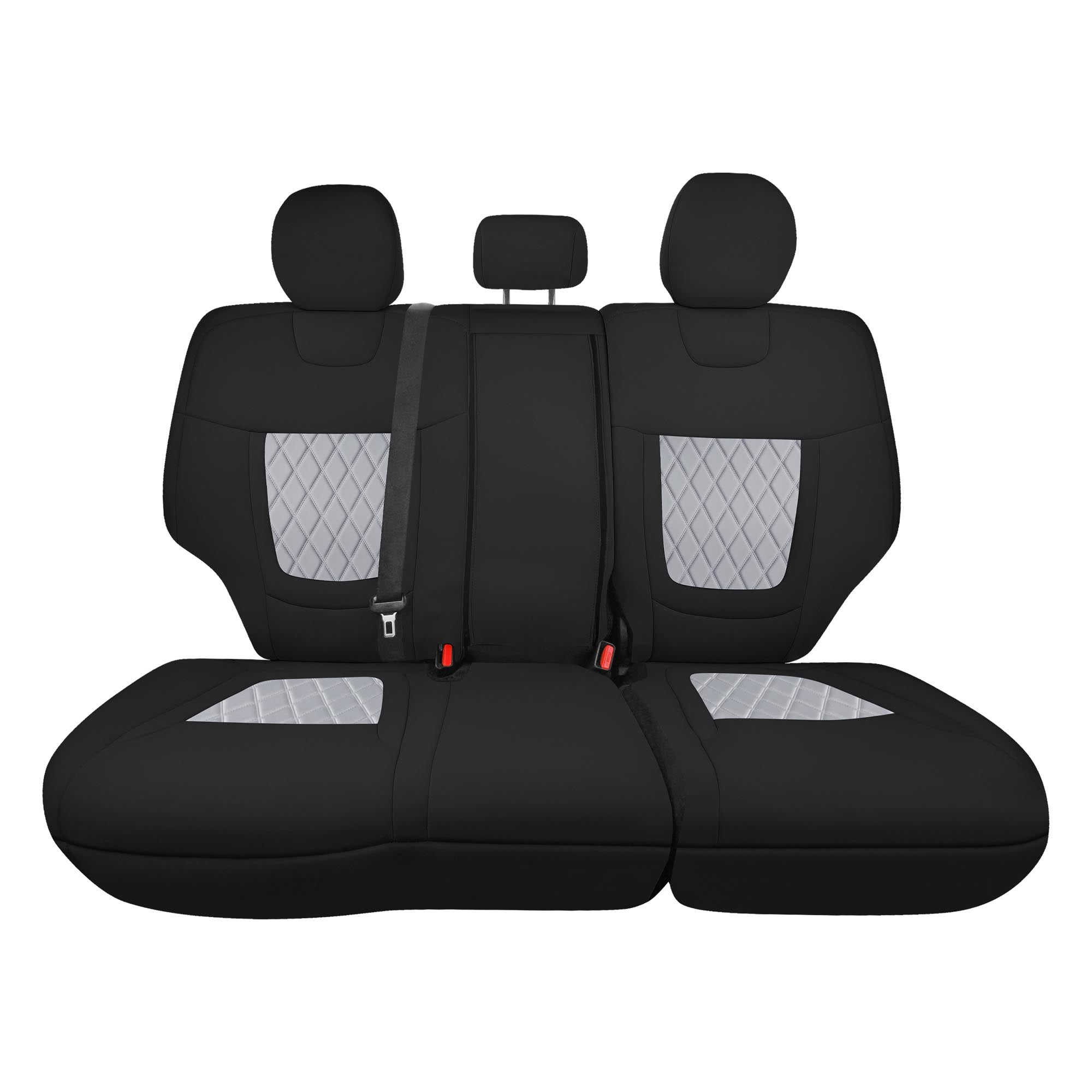 Hyundai Tucson - 2022 - 2024 - Rear Set Seat Covers - Gray Ultraflex Neoprene
