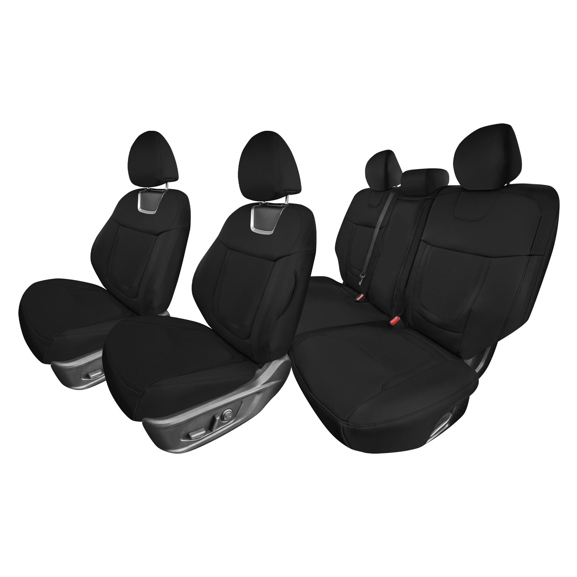 Hyundai Tucson - 2022 - 2024 - Full Set Seat Covers - Black Faux Leather