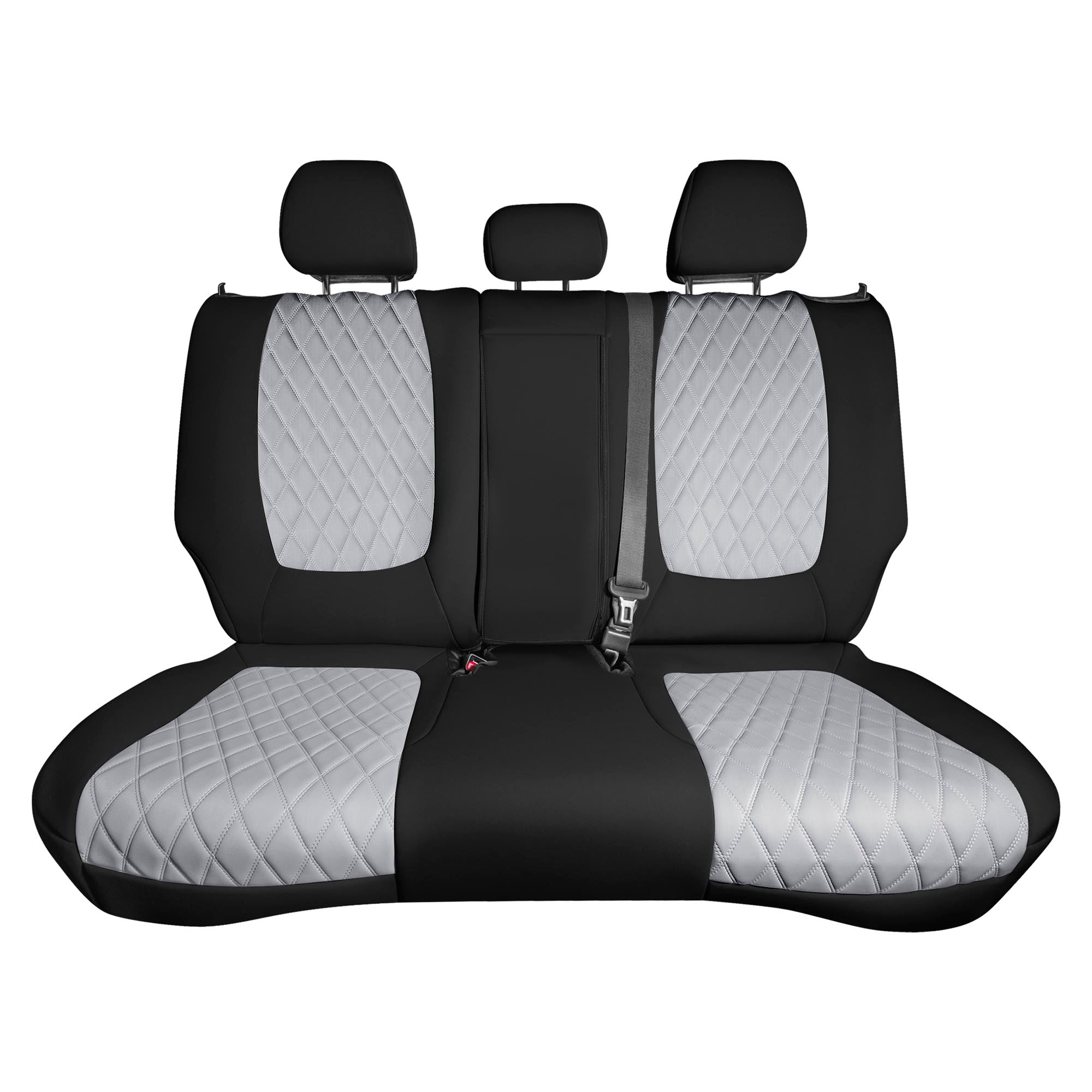 Kia Seltos - 2021 - 2024 - Rear Set Seat Covers - Gray Ultraflex Neoprene