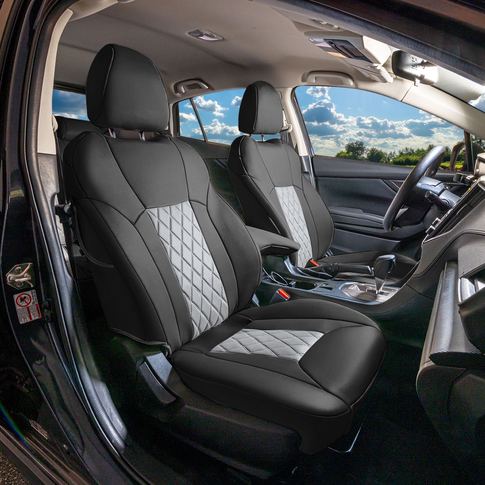 Subaru Crosstrek 2018-2023 - Full Set Seat Covers - Gray Ultraflex Neoprene