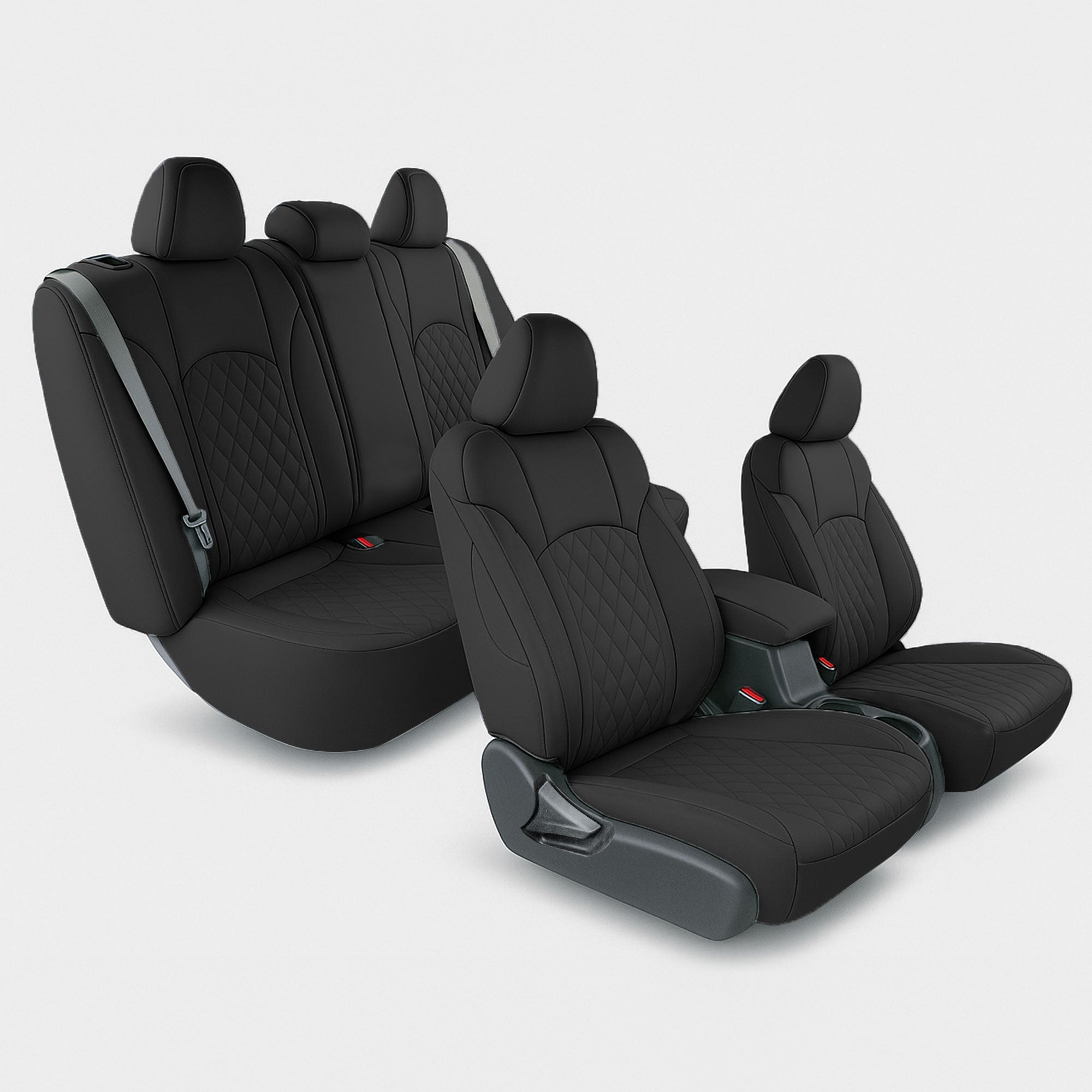 Subaru Outback 2020 - 2025 - Full Set Seat Covers - Black Ultraflex Neoprene