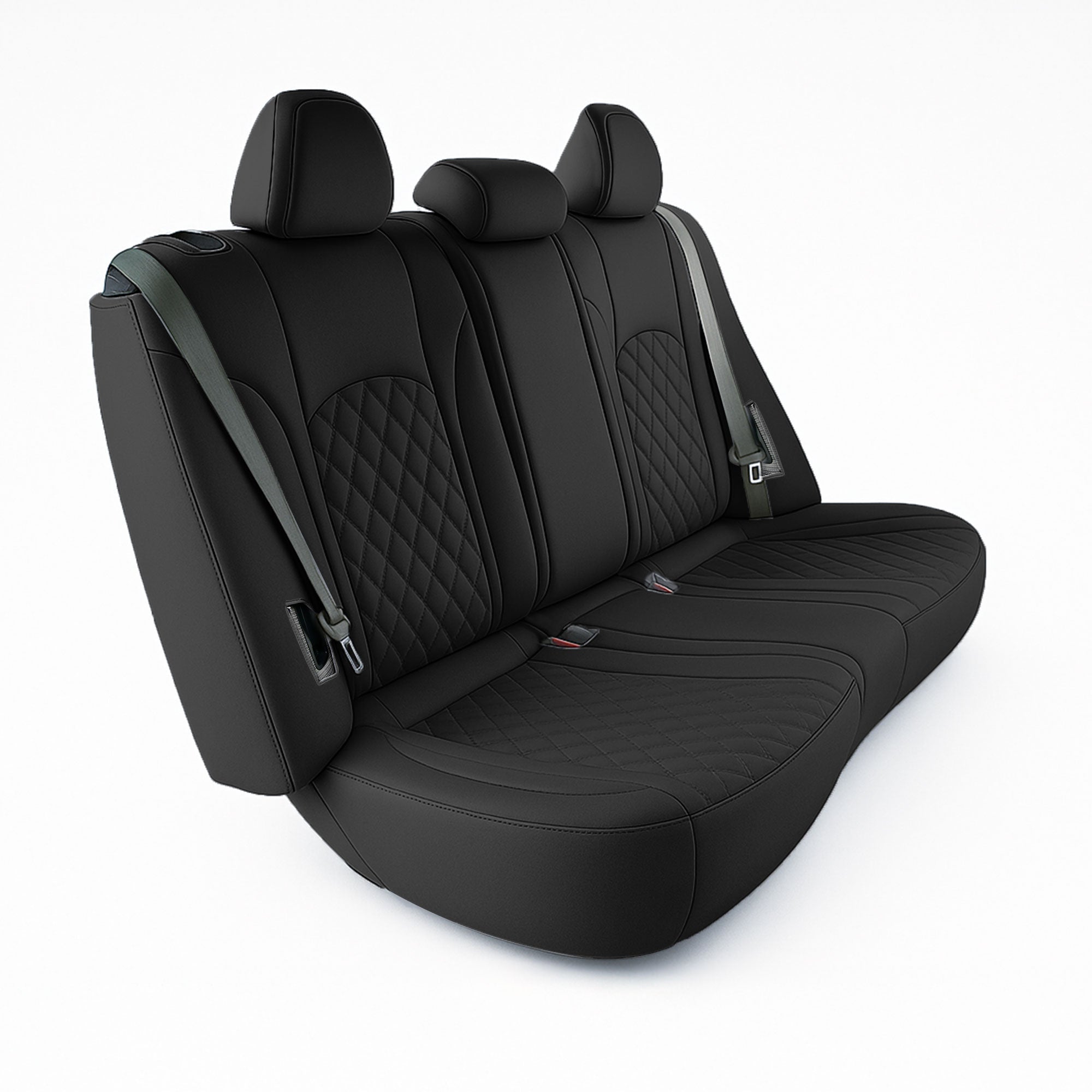 Subaru Outback 2020 - 2025 - Rear Set Seat Covers - Black Ultraflex Neoprene