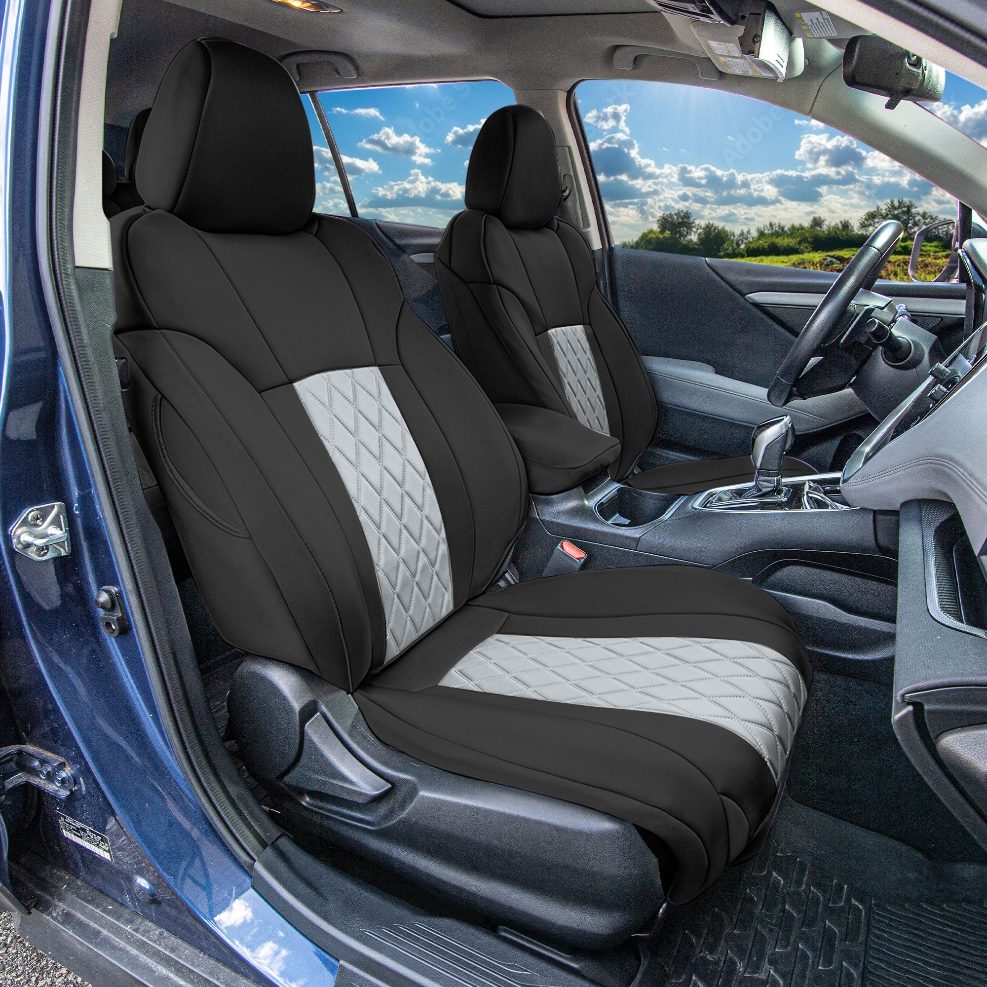 Subaru Outback 2020 - 2025 - Front Set Seat Covers - Gray Ultraflex Neoprene