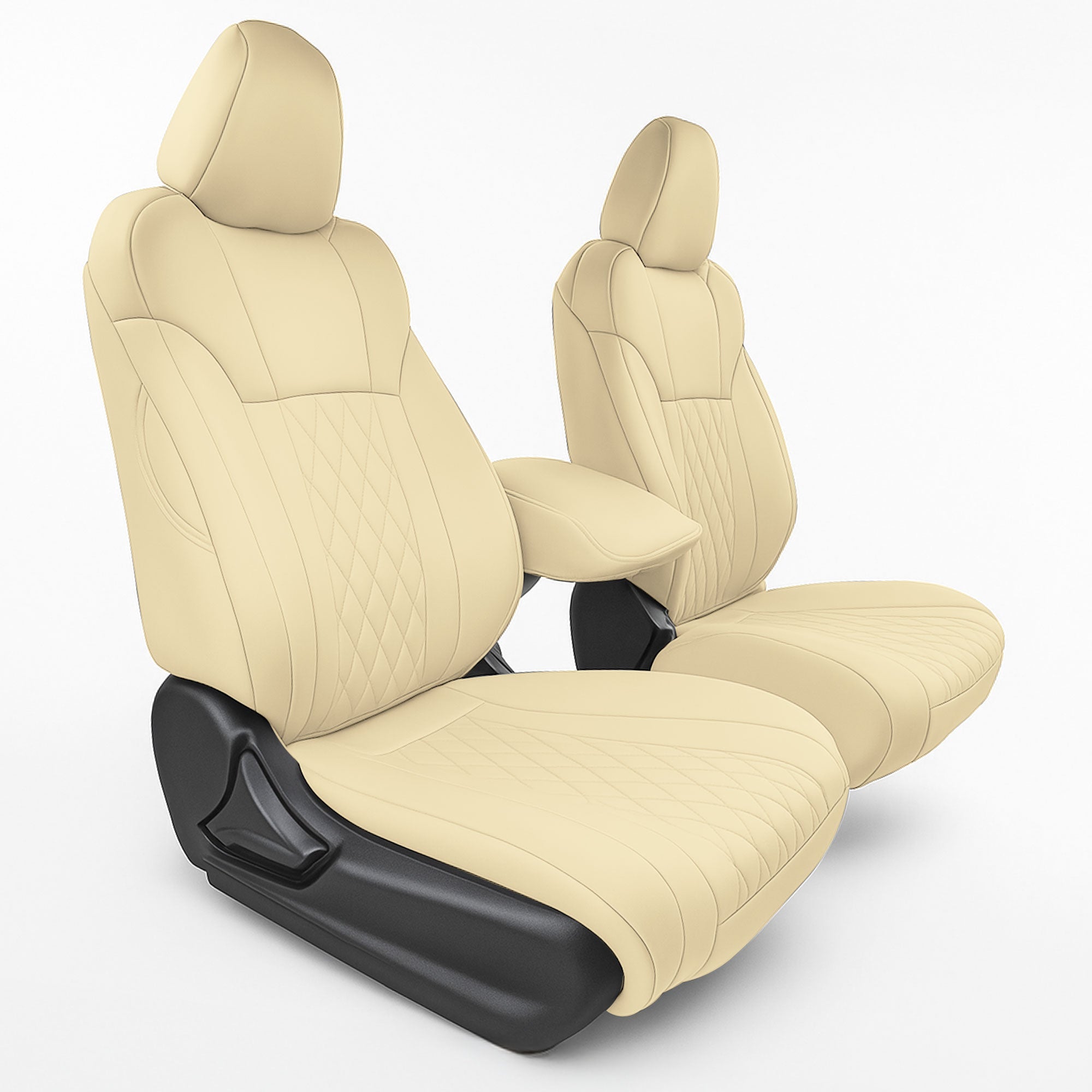 Subaru Outback 2020 - 2025 - Front Set Seat Covers - Solid Beige Ultraflex Neoprene