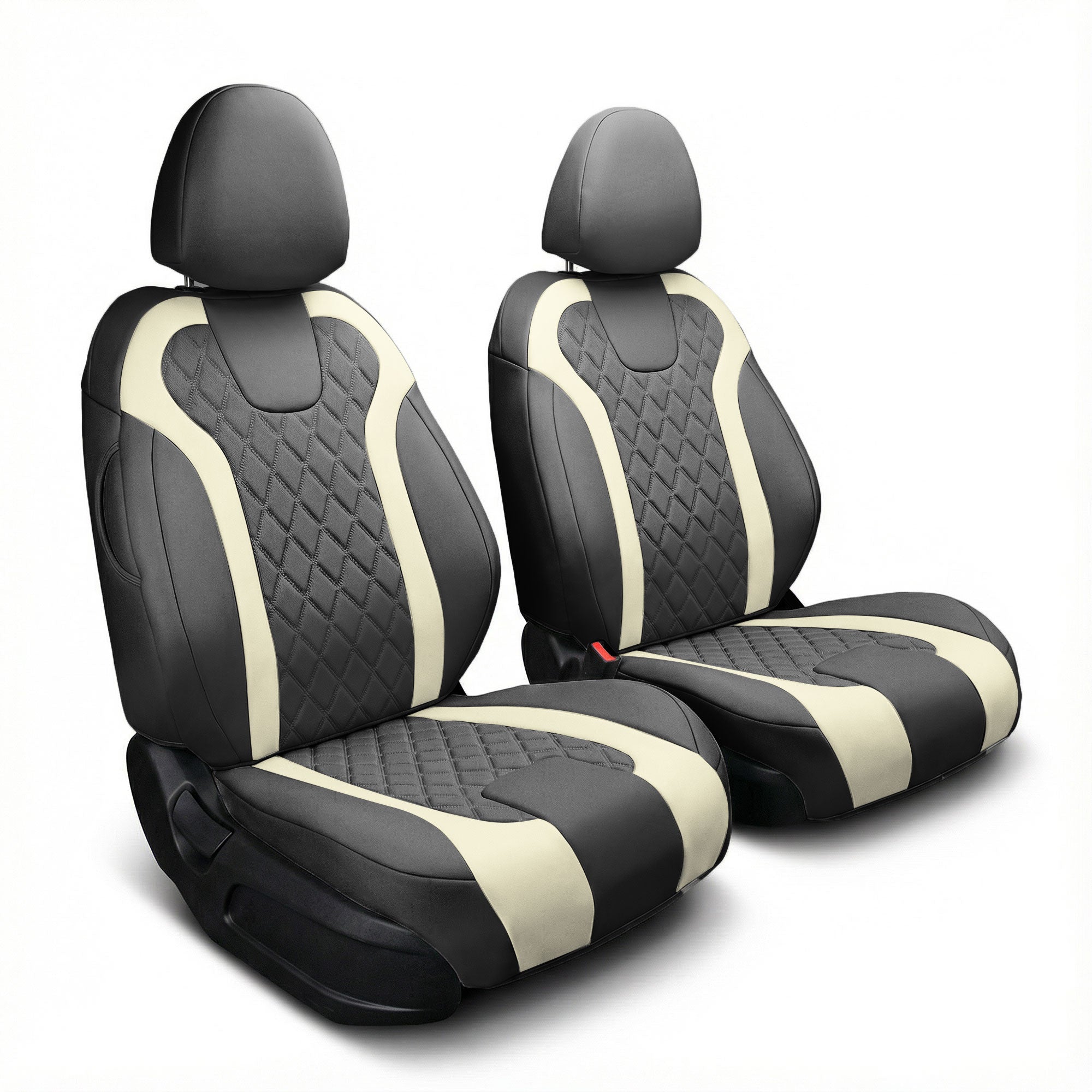 Hyundai Elantra 2021 - 2024 - Front Set Seat Covers - Beige Ultraflex Neoprene