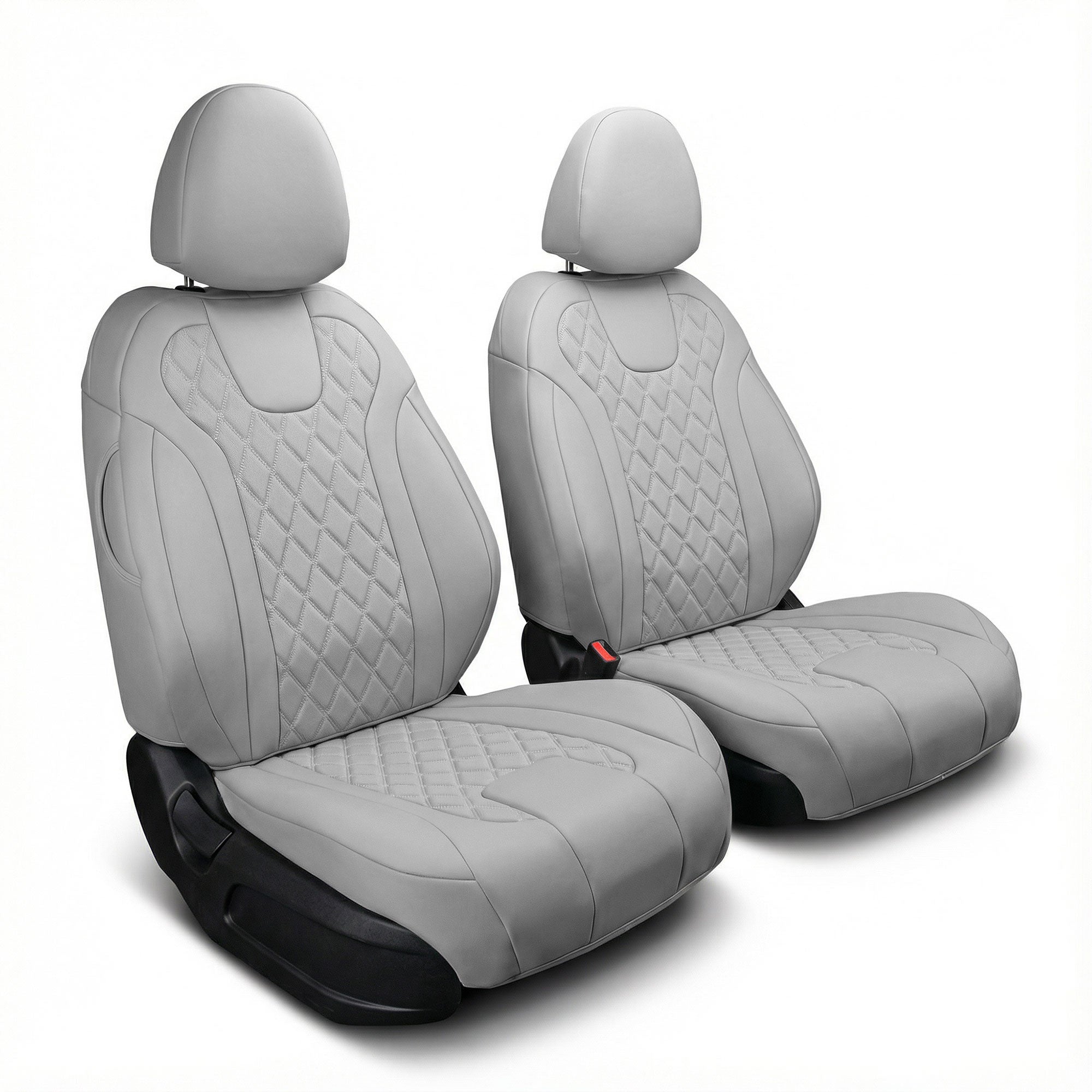 Hyundai Elantra 2021 - 2024 - Front Set Seat Covers - Solid Gray Ultraflex Neoprene