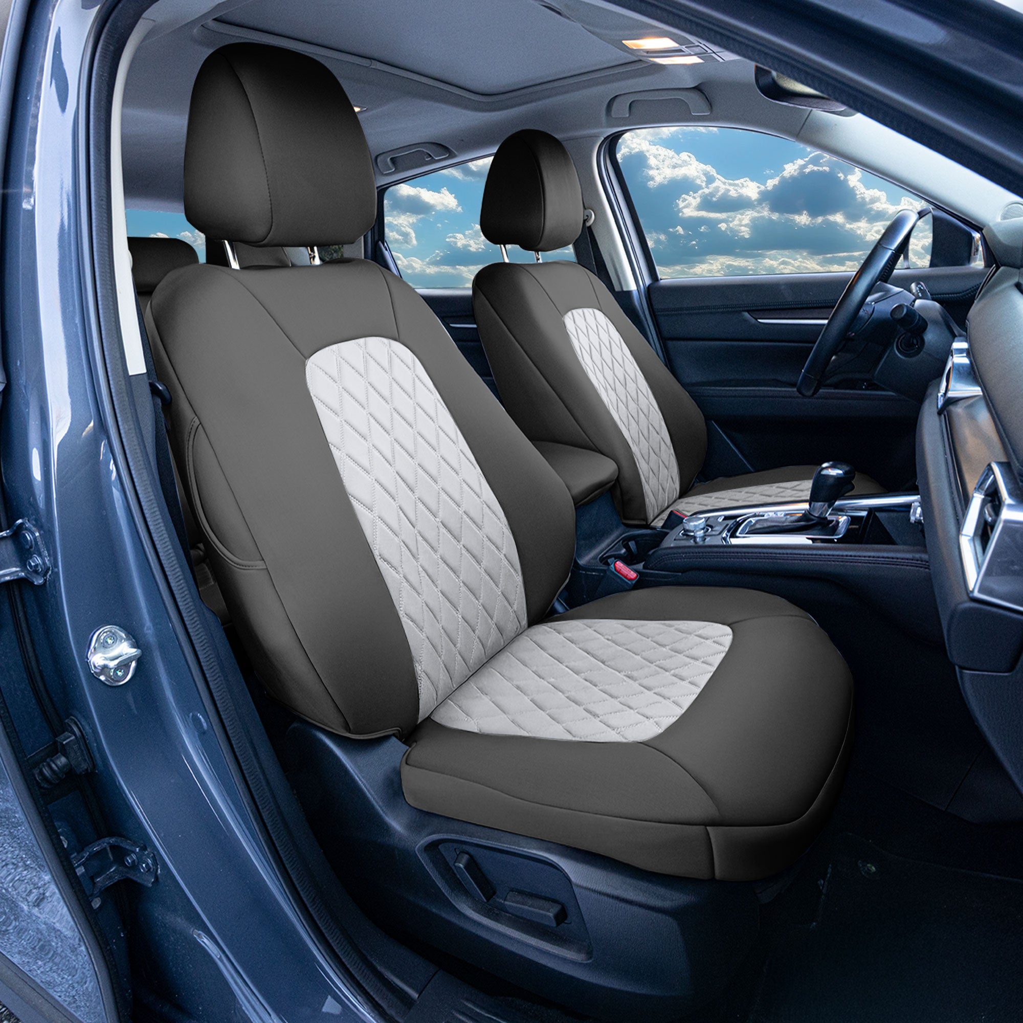 Mazda CX-5 2017 - 2025 - Front Set Covers - Gray Ultraflex Neoprene