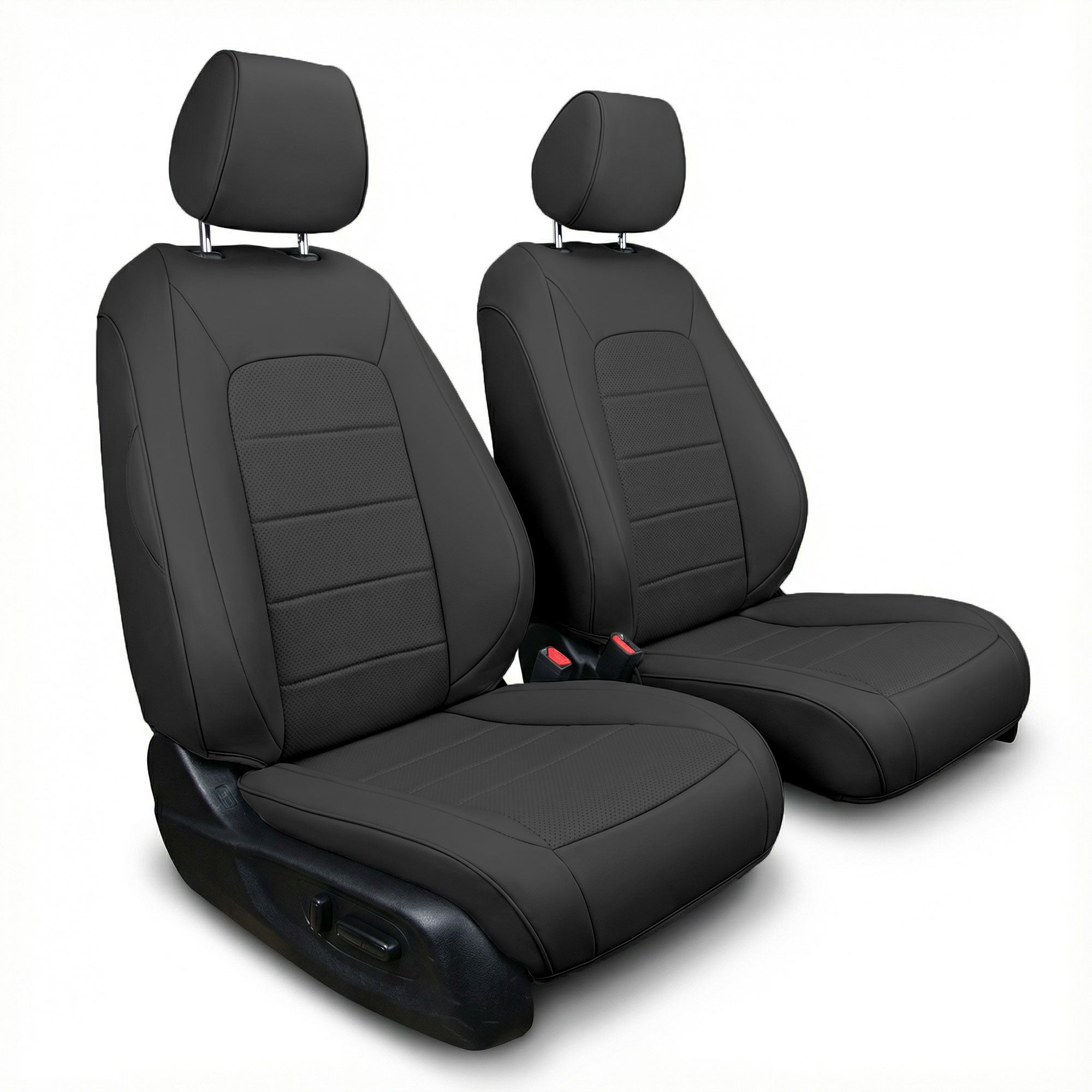 Honda CR-V 2023 - 2026 - Front Set Covers - Black Faux Leather